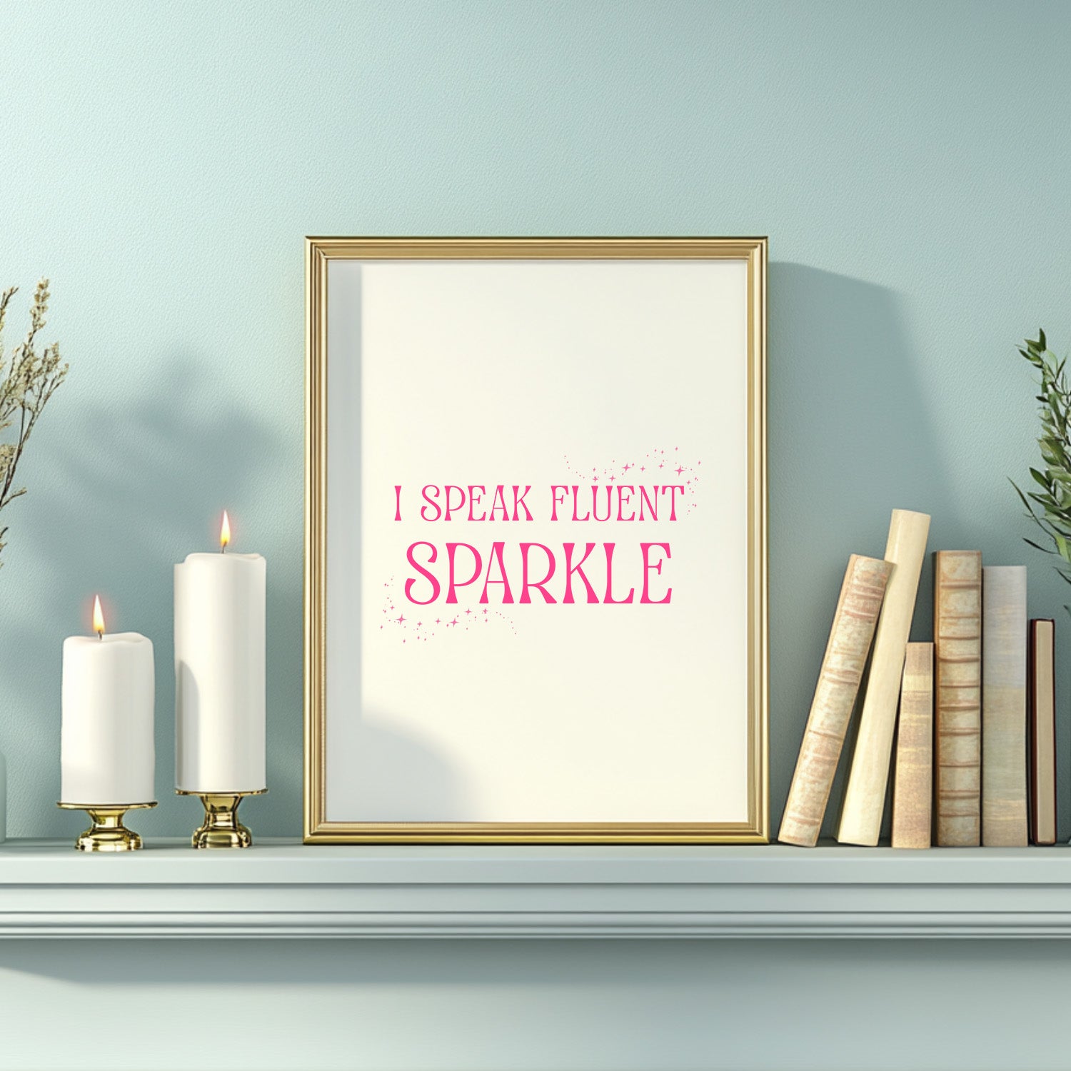 Fluent In Sparkle - Wicked Inspired Art Print