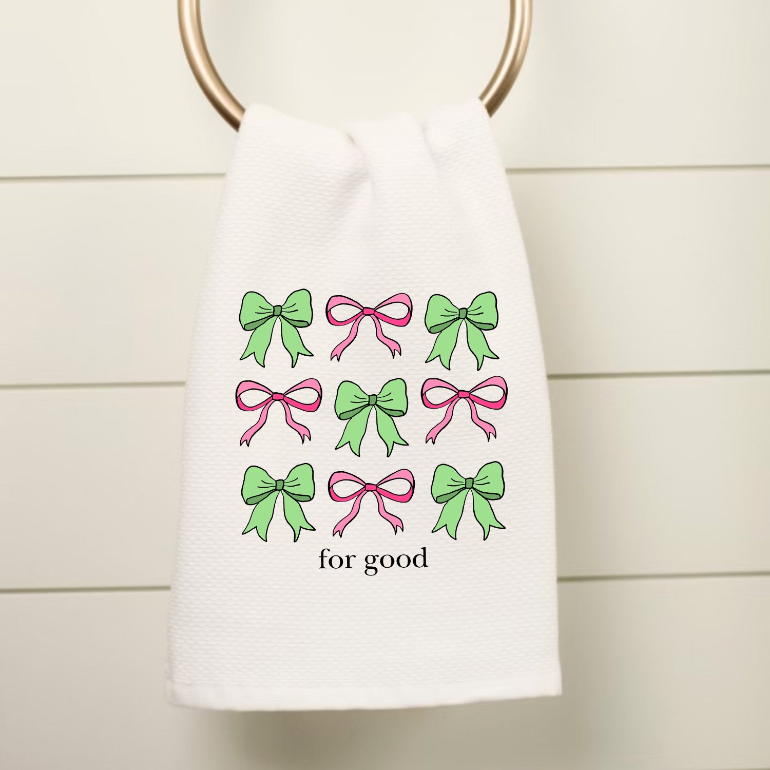 Full Color Wicked Inspired Kitchen Towel - For Good