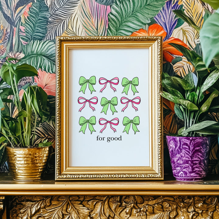 For Good - Wicked Inspired Art Print