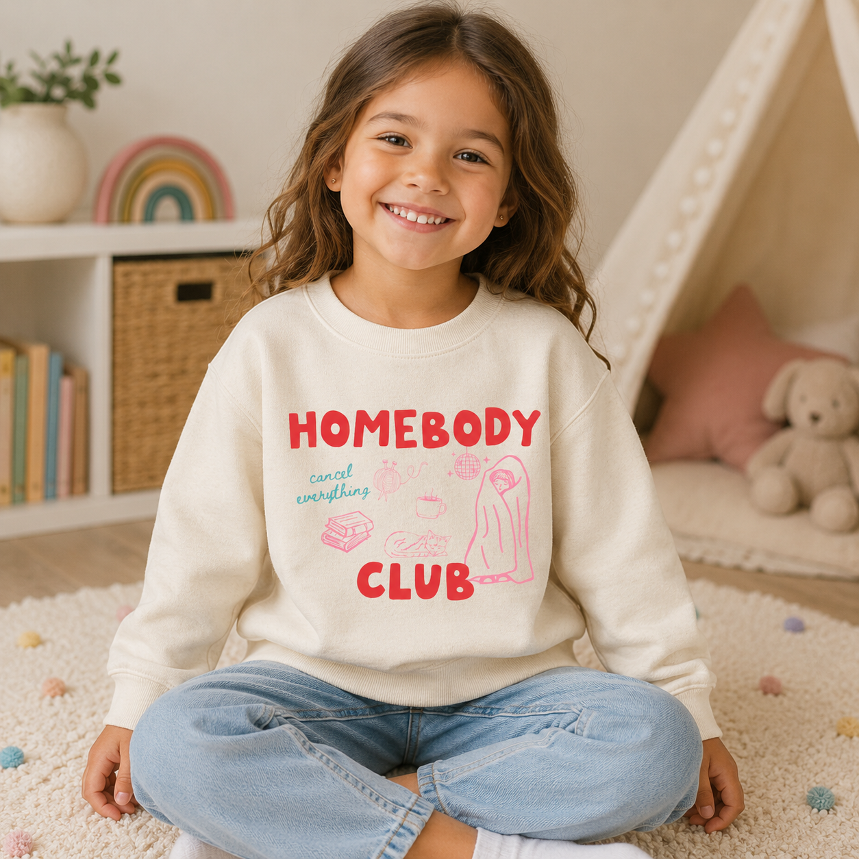 Homebody Club - Kid's Sweatshirt
