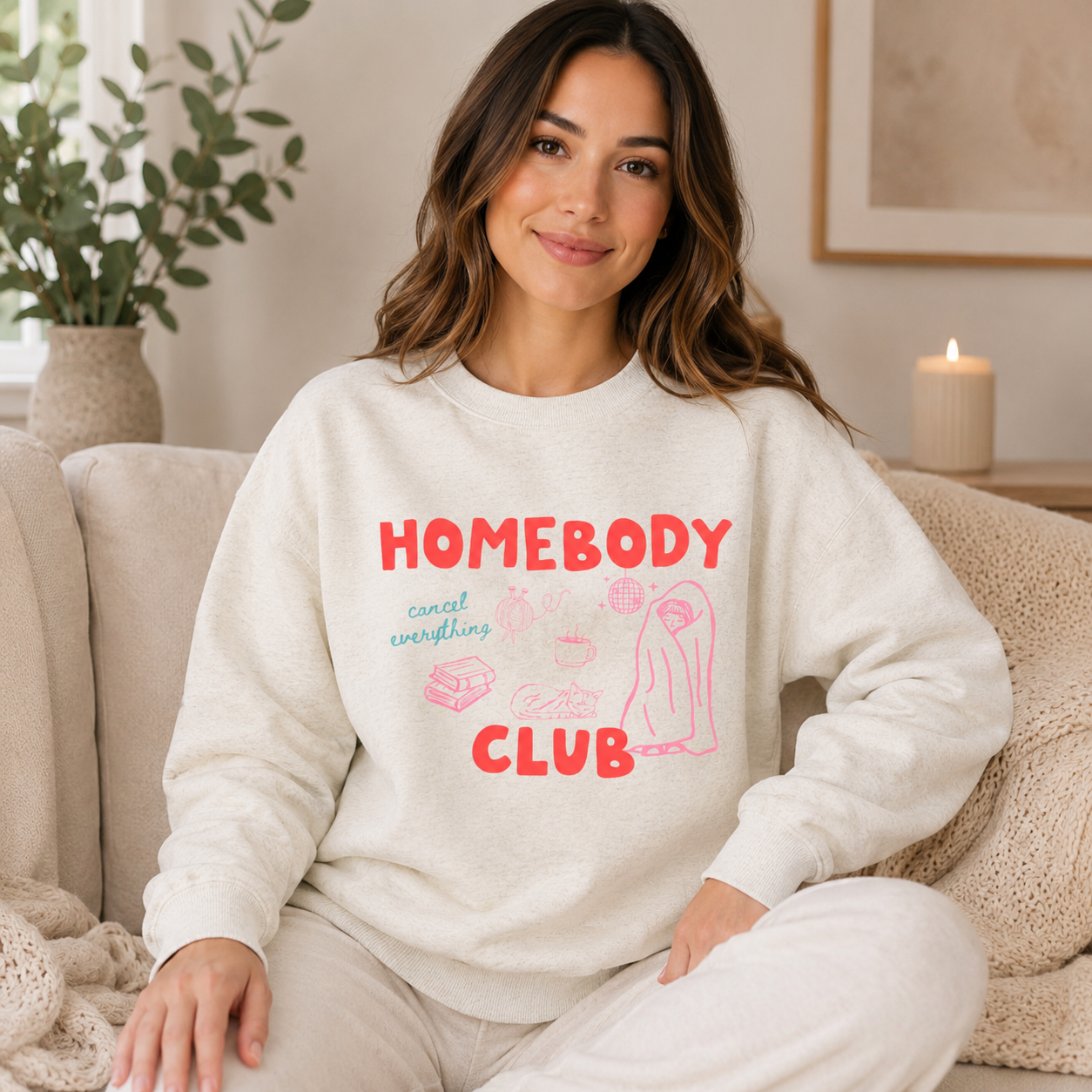 Homebody Club - Unisex Sweatshirt