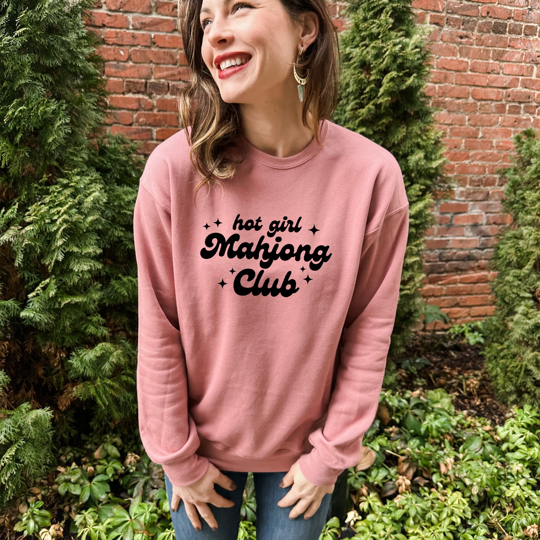 Hot Girl Mahjong Club - Unisex Sweatshirt