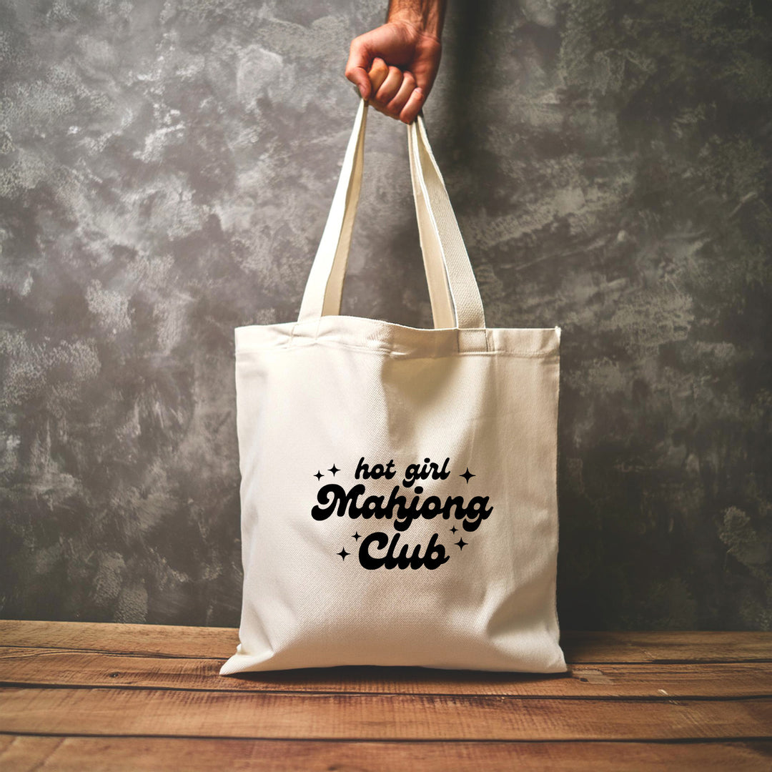 Hot Girl Mahjong Club Tote Bag