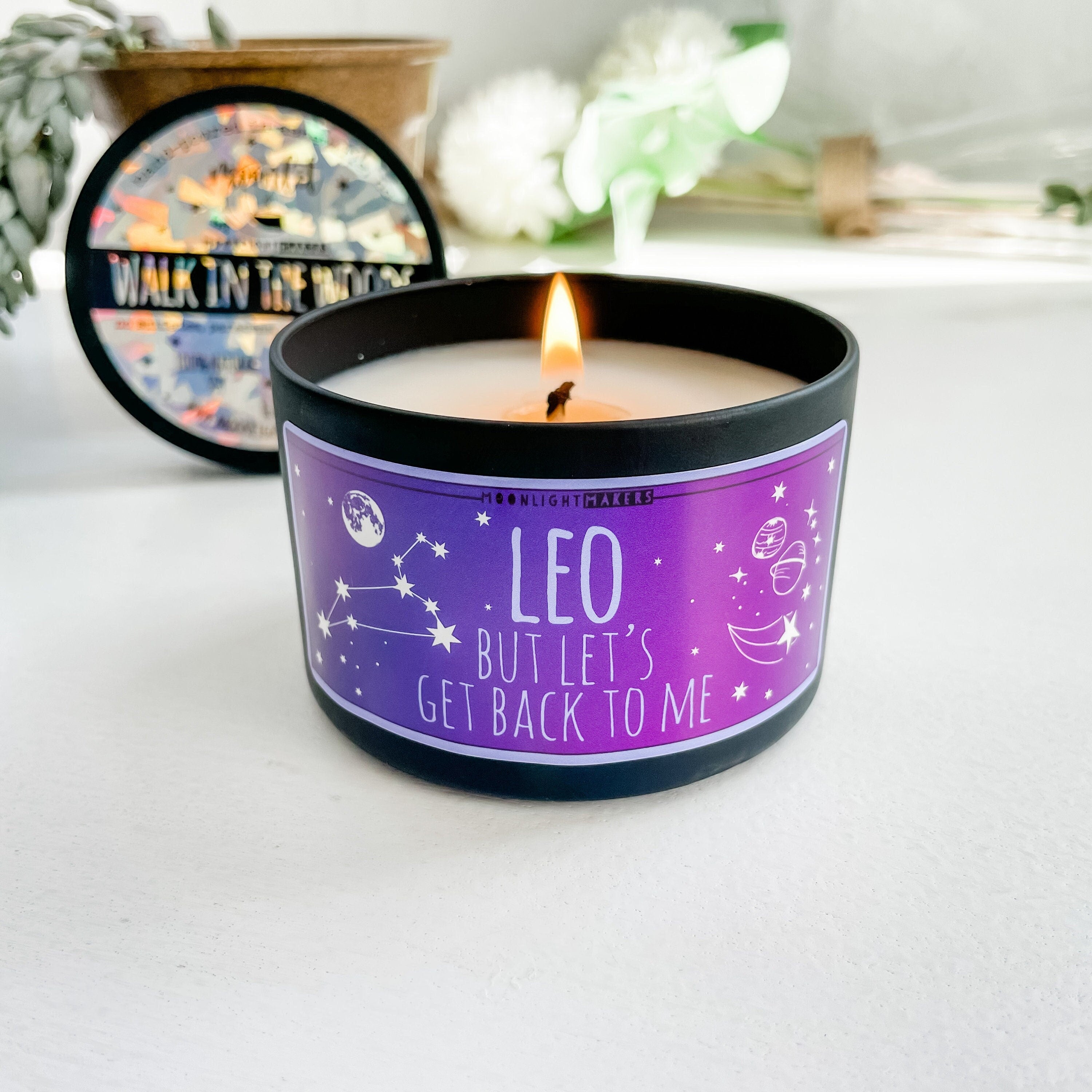 Leo / Zodiac Candle - 8oz Candle - Choose Your Scent - 100% Natural Soy Wax