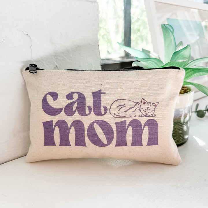Cat Mom - Zipper Pouch