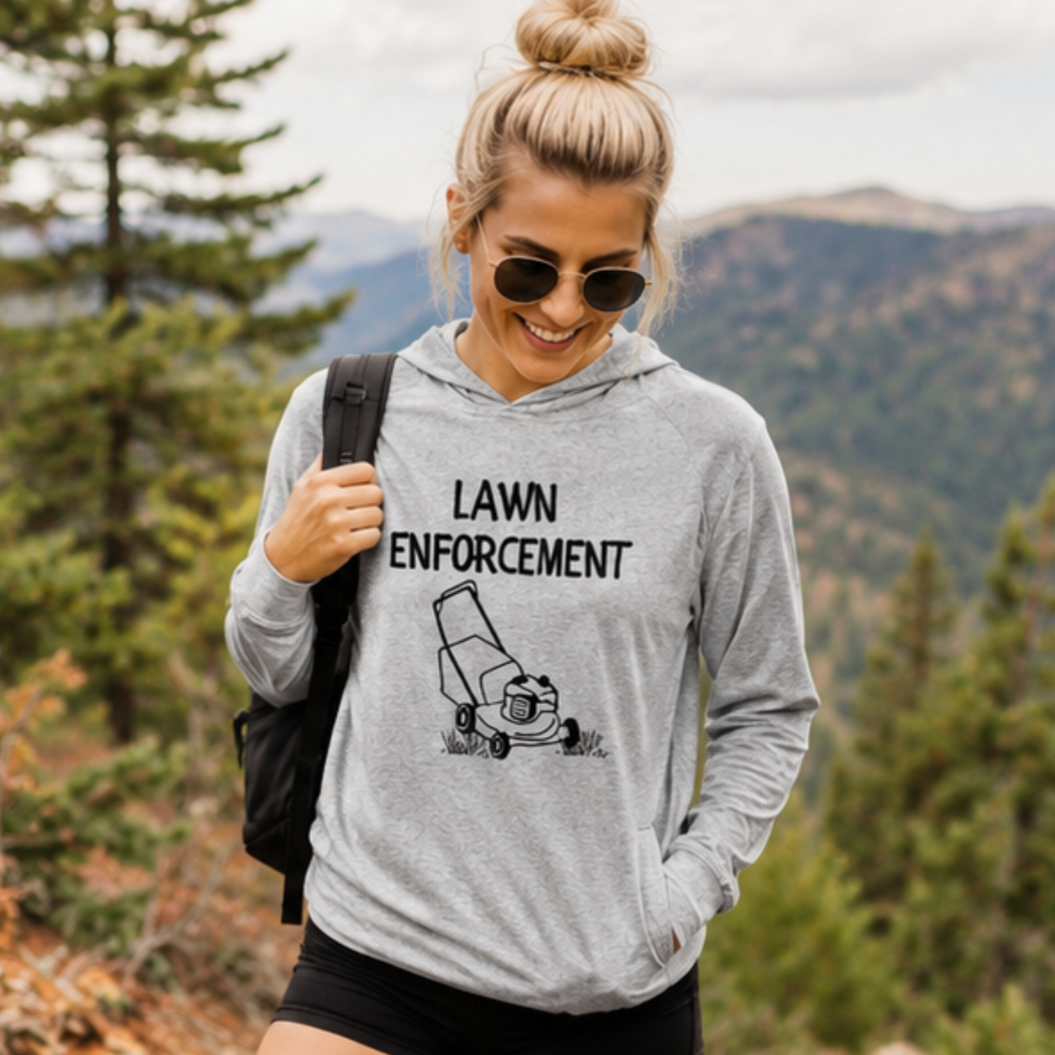 Lawn Enforcement - Unisex T-Shirt Hoodie