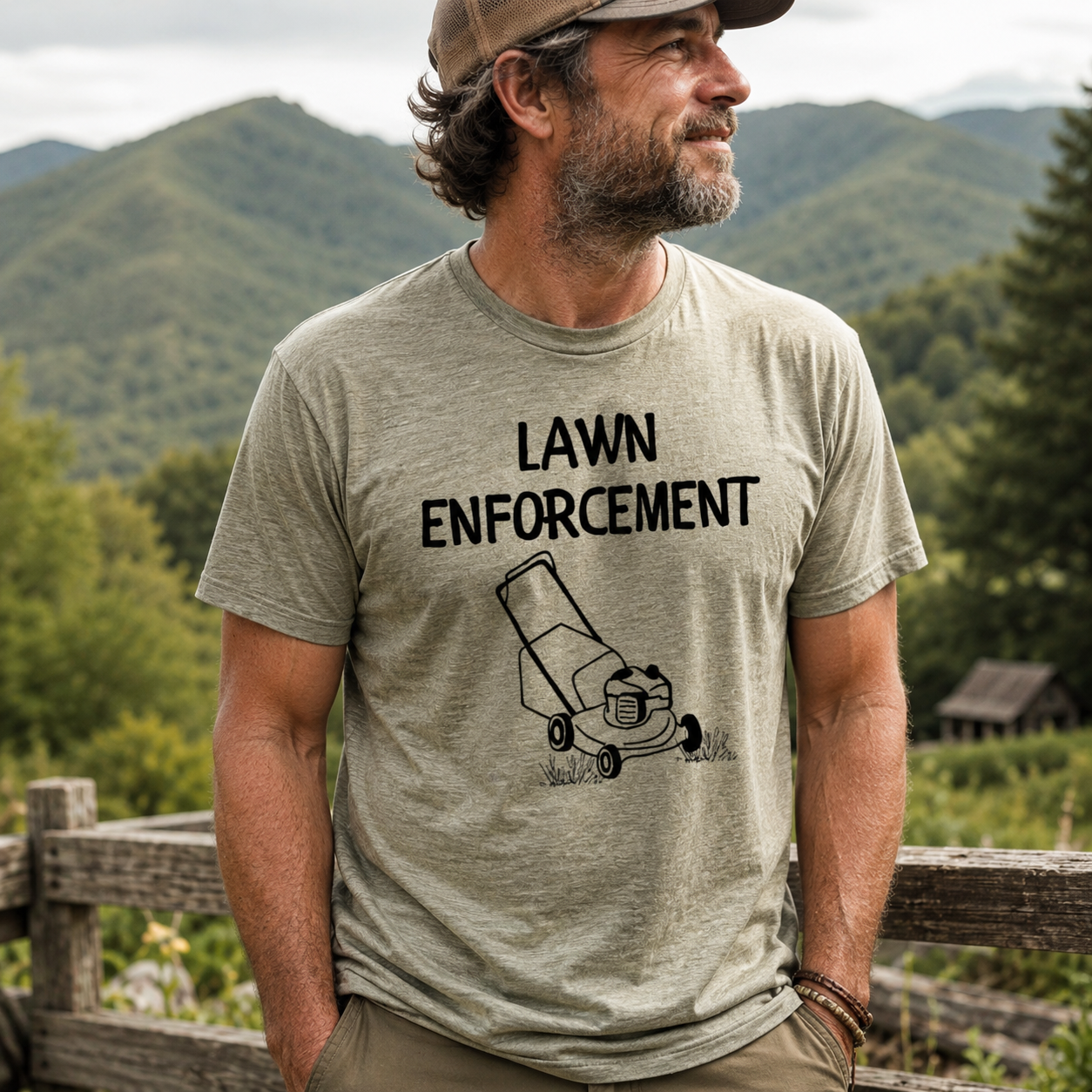 Lawn Enforcement - Men's / Unisex Tee