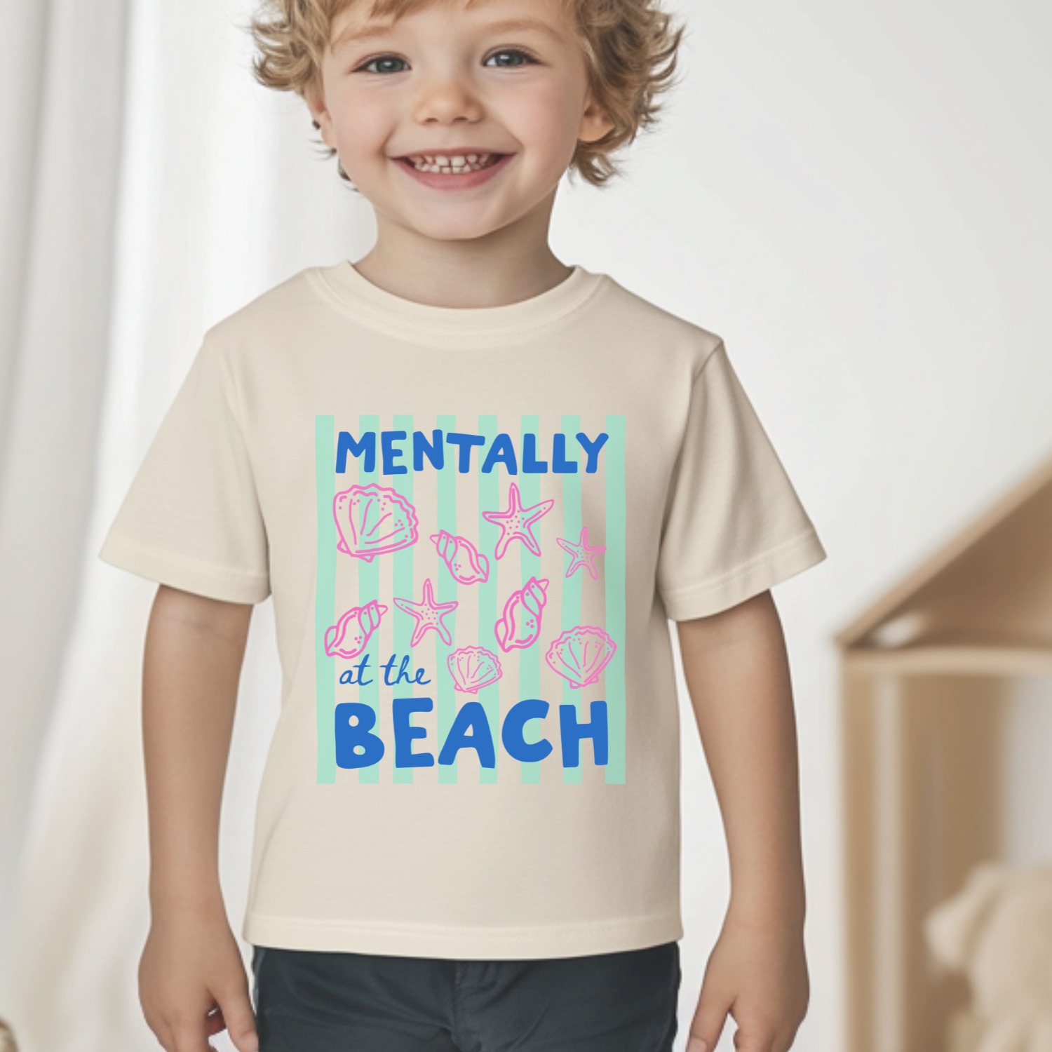 Mentally At The Beach - Toddler Tee