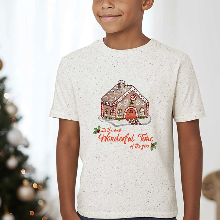 It's The Most Wonderful Time Of The Year - Christmas Kid's Tee - Oatmeal