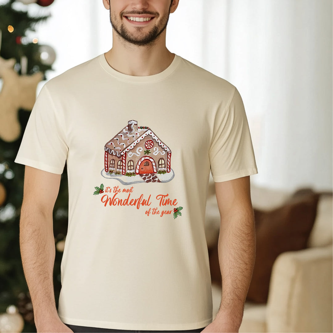 It's The Most Wonderful Time Of The Year - Christmas Men's / Unisex Tee - Oatmeal