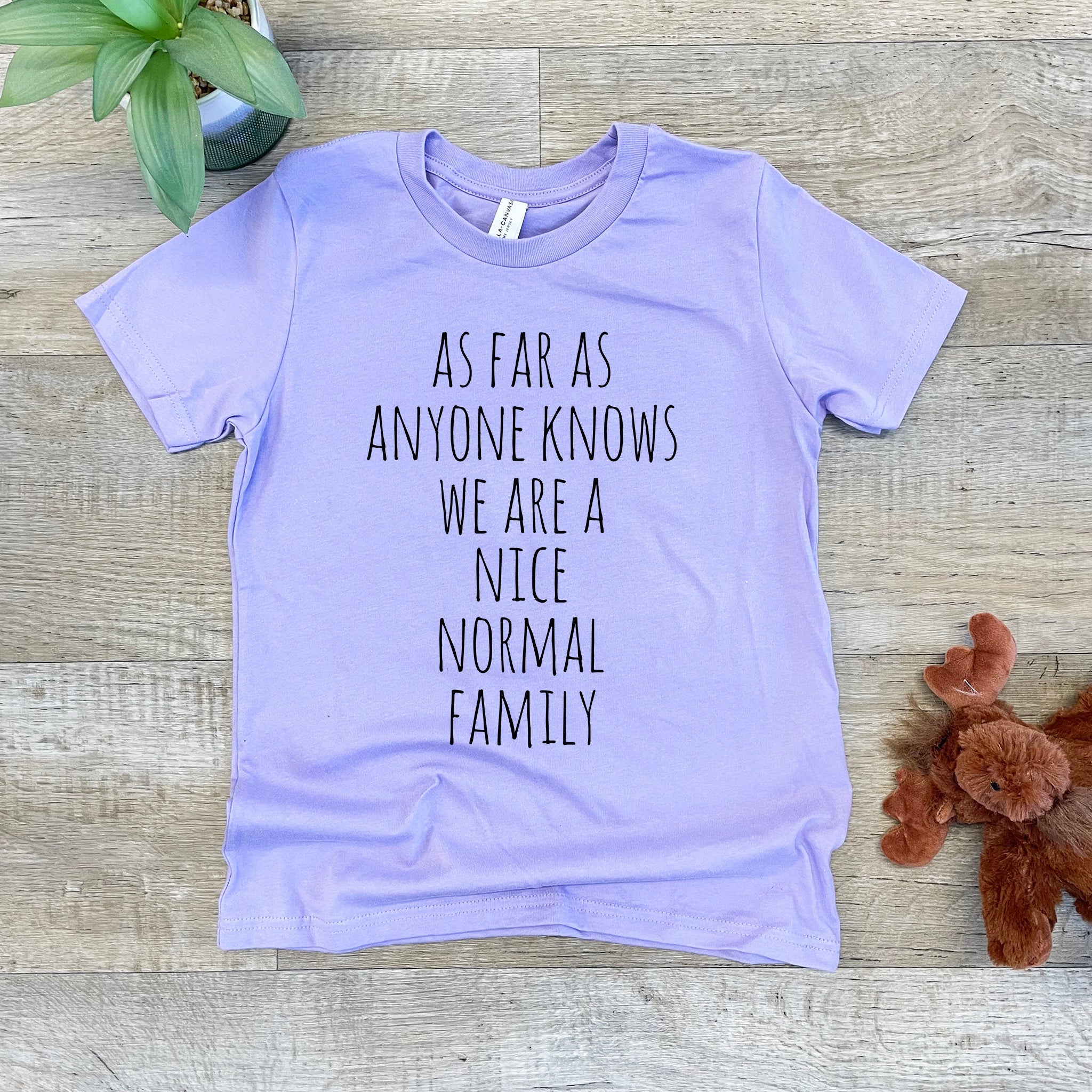 As Far As Anyone Knows We Are A Nice Normal Family - Kid's Tee