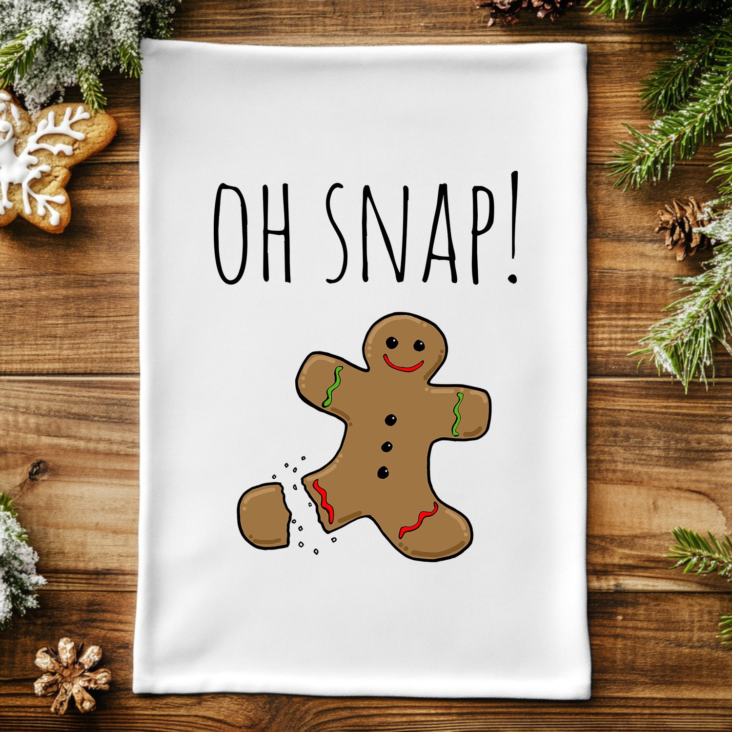 Oh Snap! - Christmas Kitchen Towel
