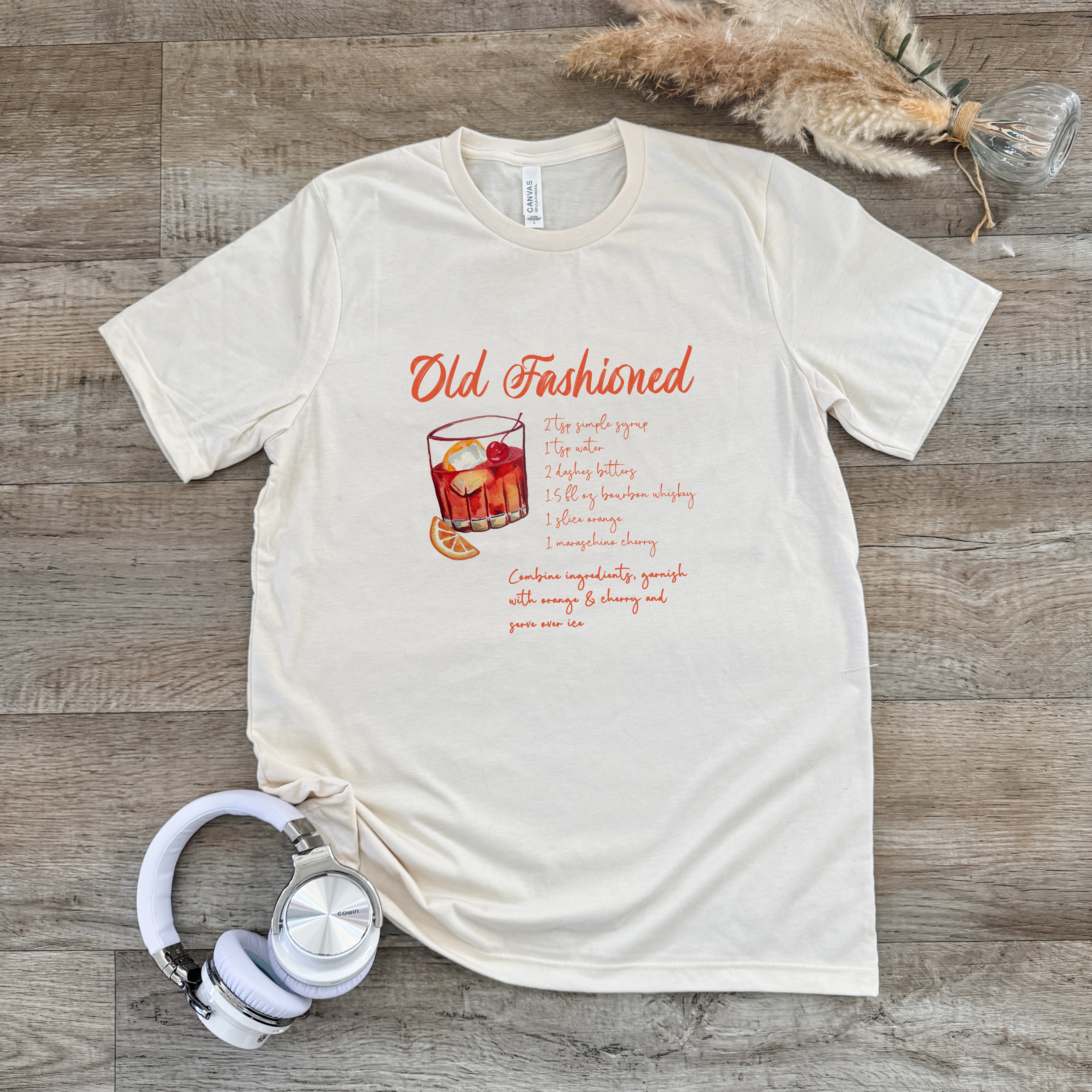 Old Fashioned - Men's / Unisex Tee - Oatmeal