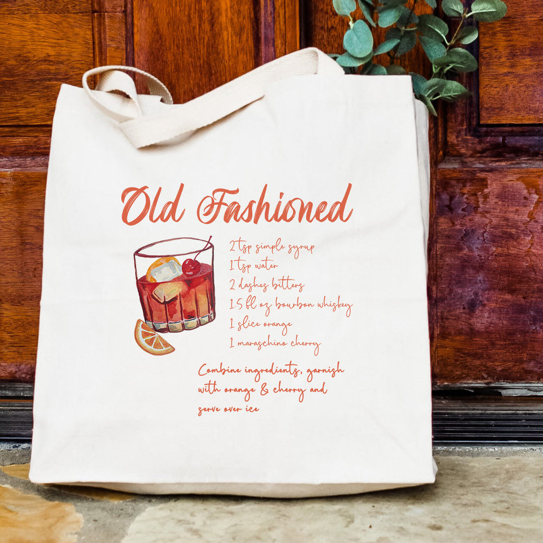 Old Fashioned - Watercolor Tote Bag