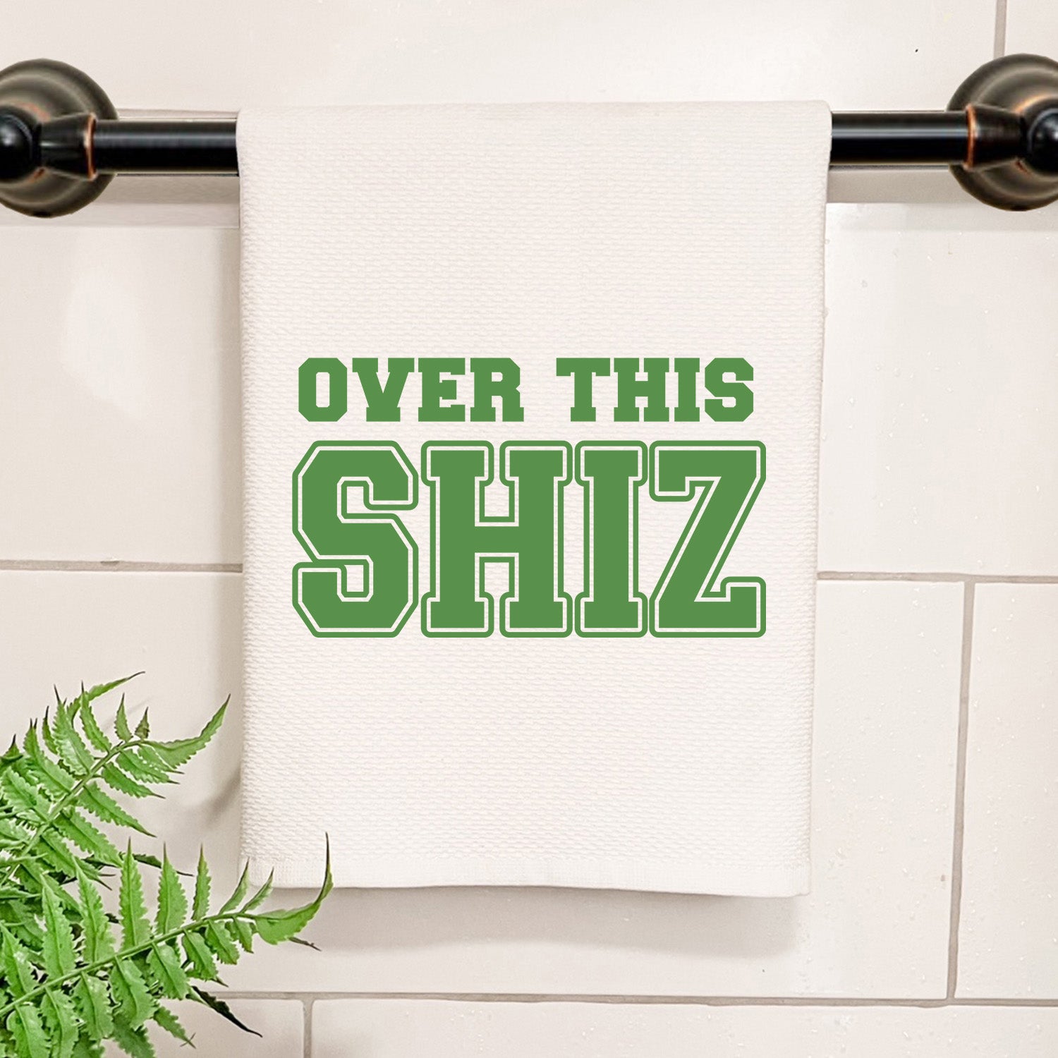 Full Color Wicked Inspired Kitchen Towel - Over This Shiz