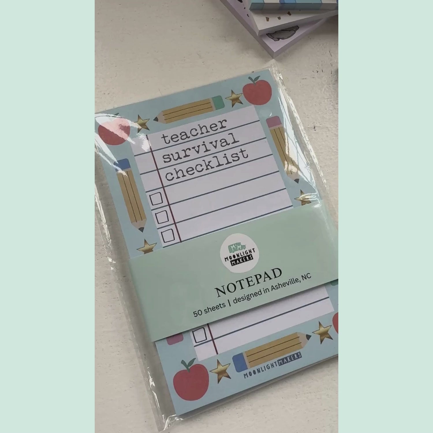 I Came, I Saw, I Made A List Notepad