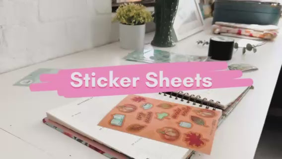 Merry & Bright Christmas Sticker Sheet