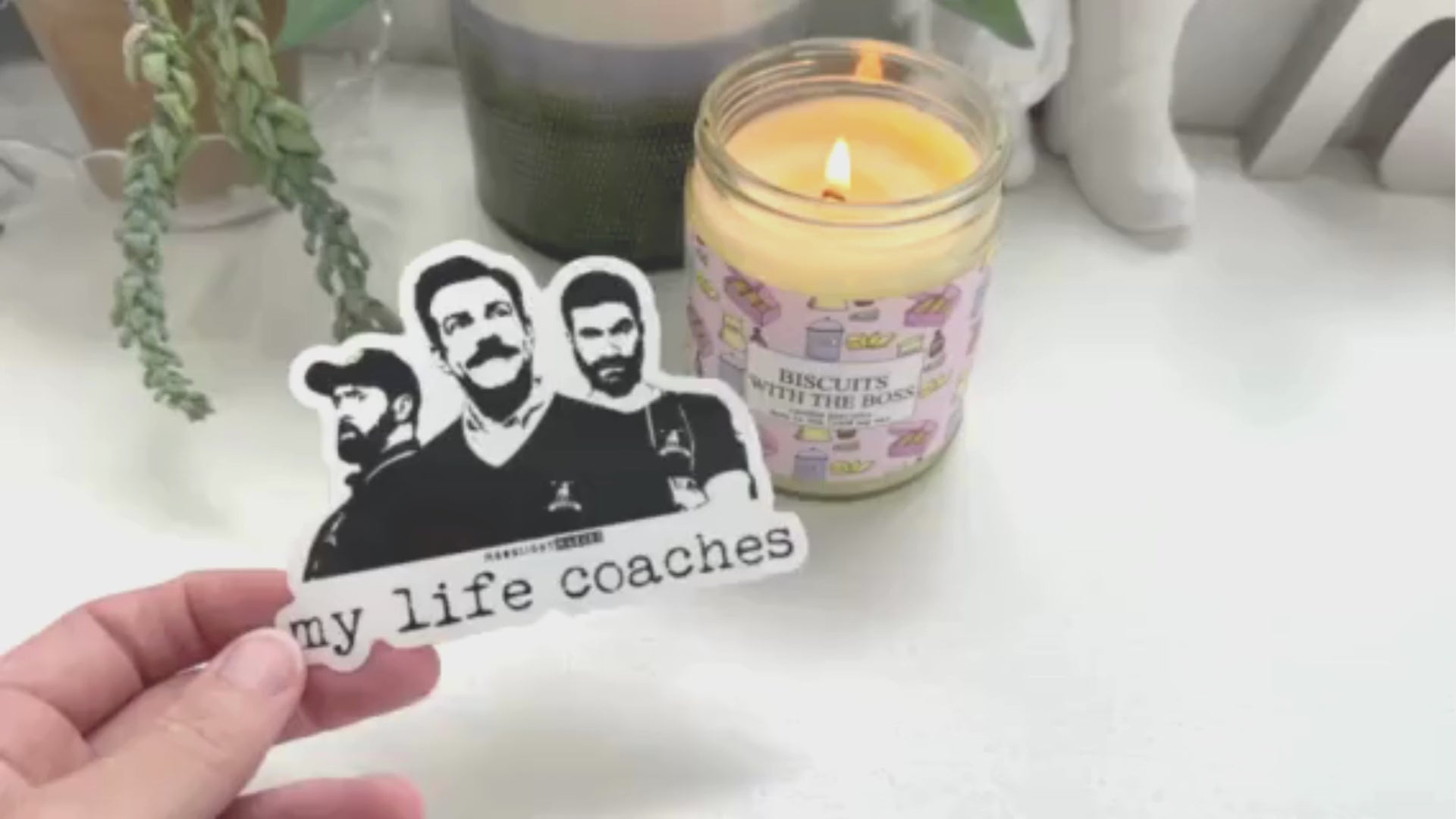 My Life Coaches (Ted Lasso) - Die Cut Sticker