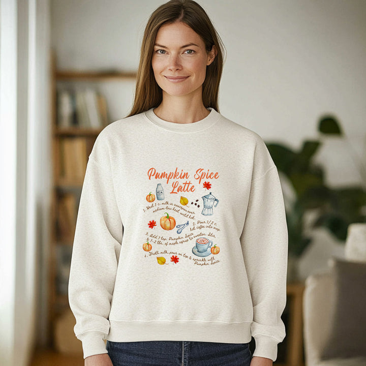 Pumpkin Spice Latte - Unisex Sweatshirt - Oatmeal