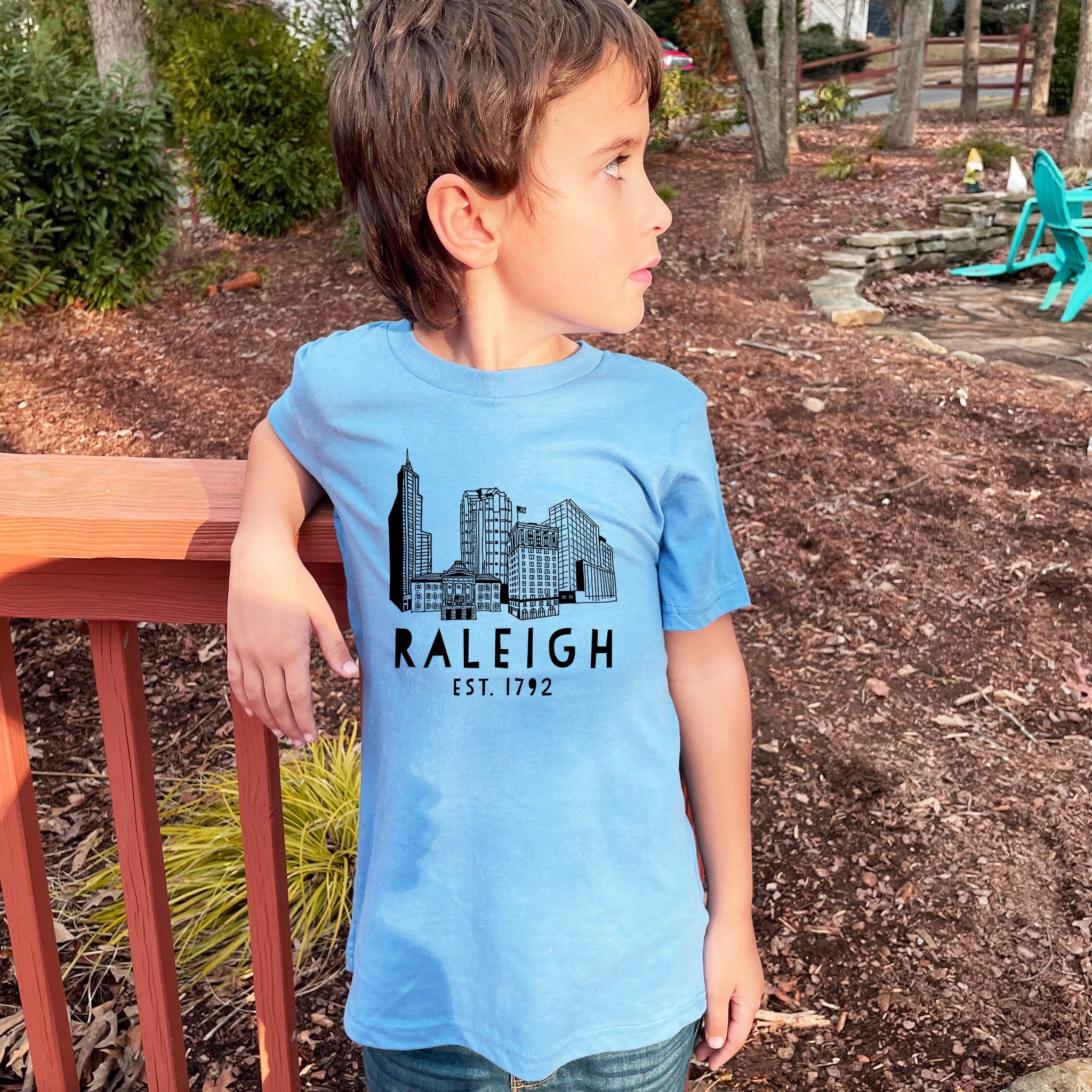 Raleigh Skyline (NC) - Kid's Tee
