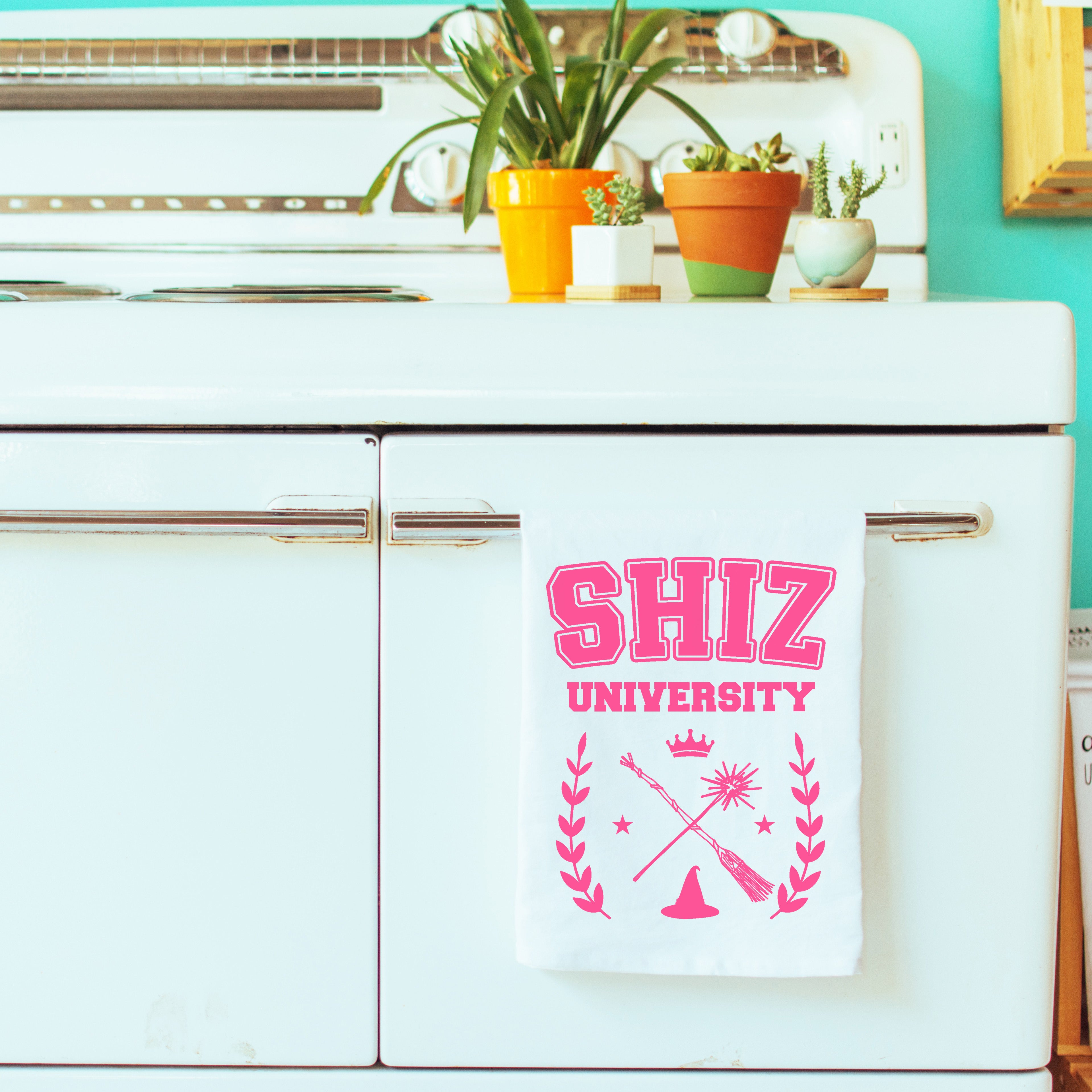 Full Color Wicked Inspired Kitchen Towel - Shiz University