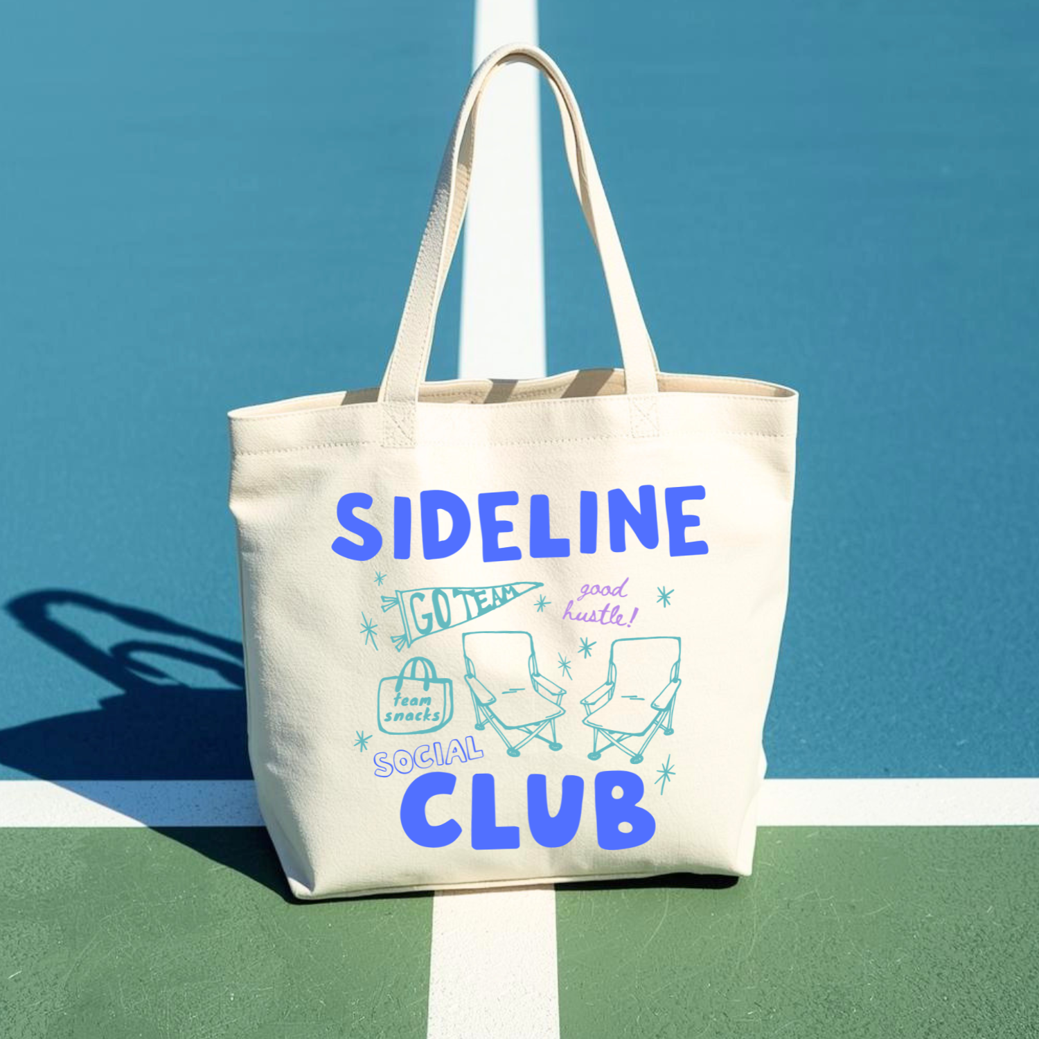 Sideline Social Club Tote Bag