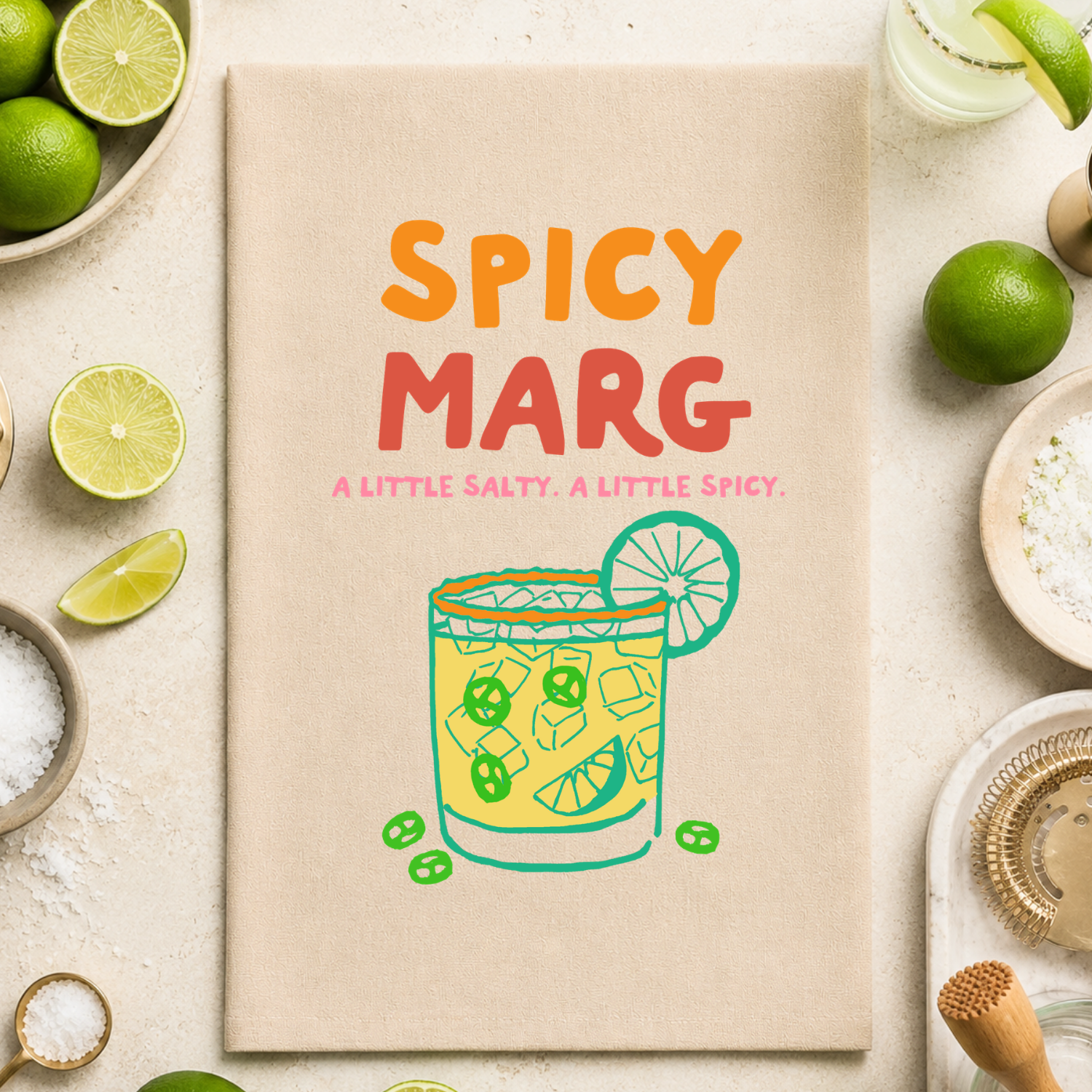 Spicy Marg Kitchen Towel