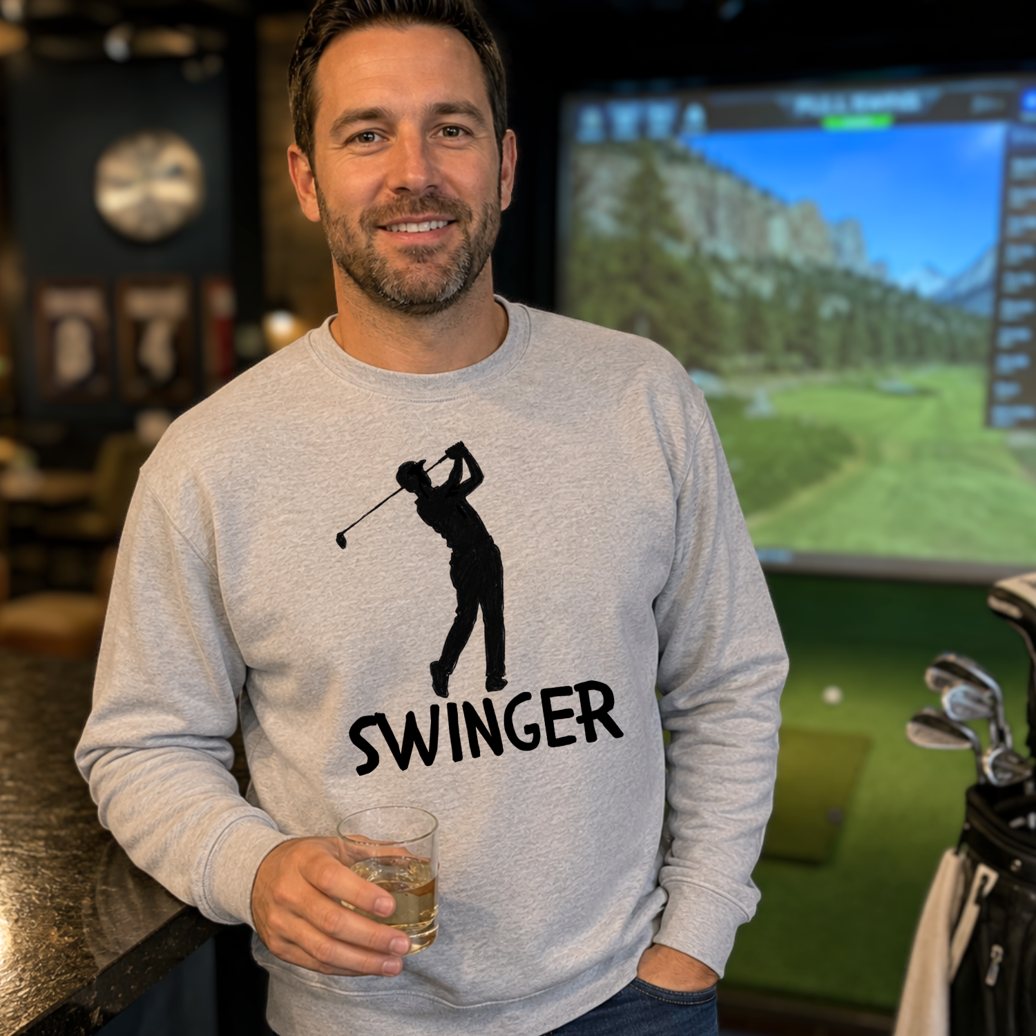 Swinger - Unisex Golf Sweatshirt