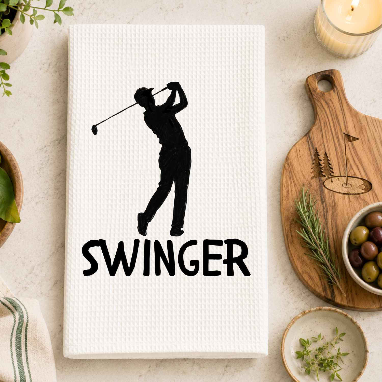 Swinger Golf Kitchen Towel