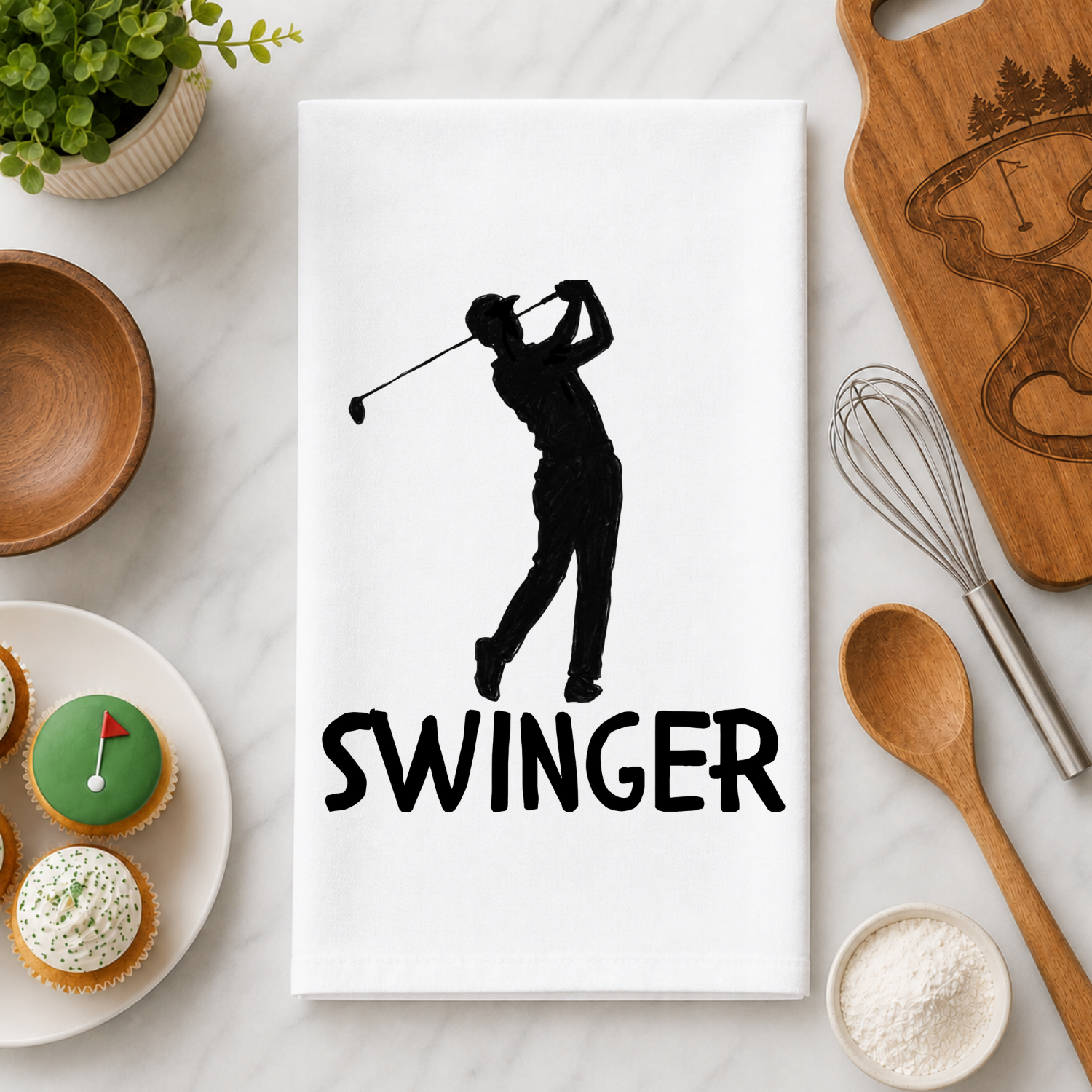 Swinger Golf Kitchen Towel