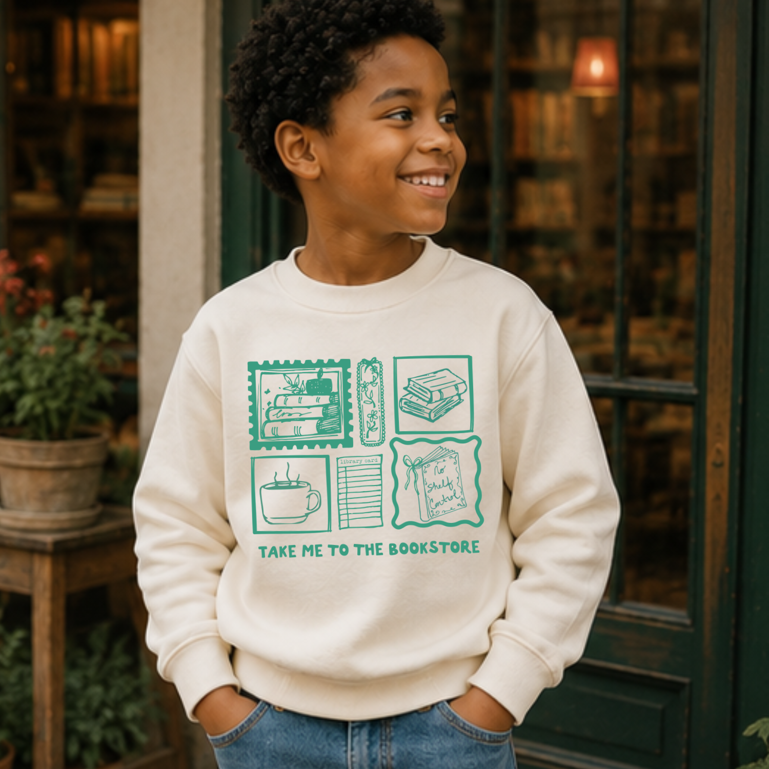 Take Me To The Bookstore - Kid's Sweatshirt