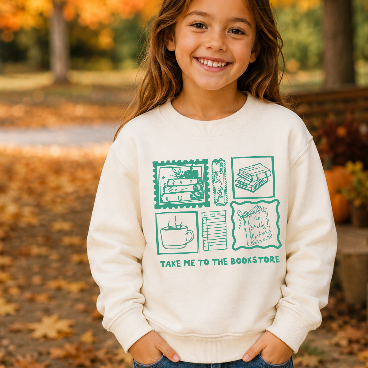 Take Me To The Bookstore - Kid's Sweatshirt