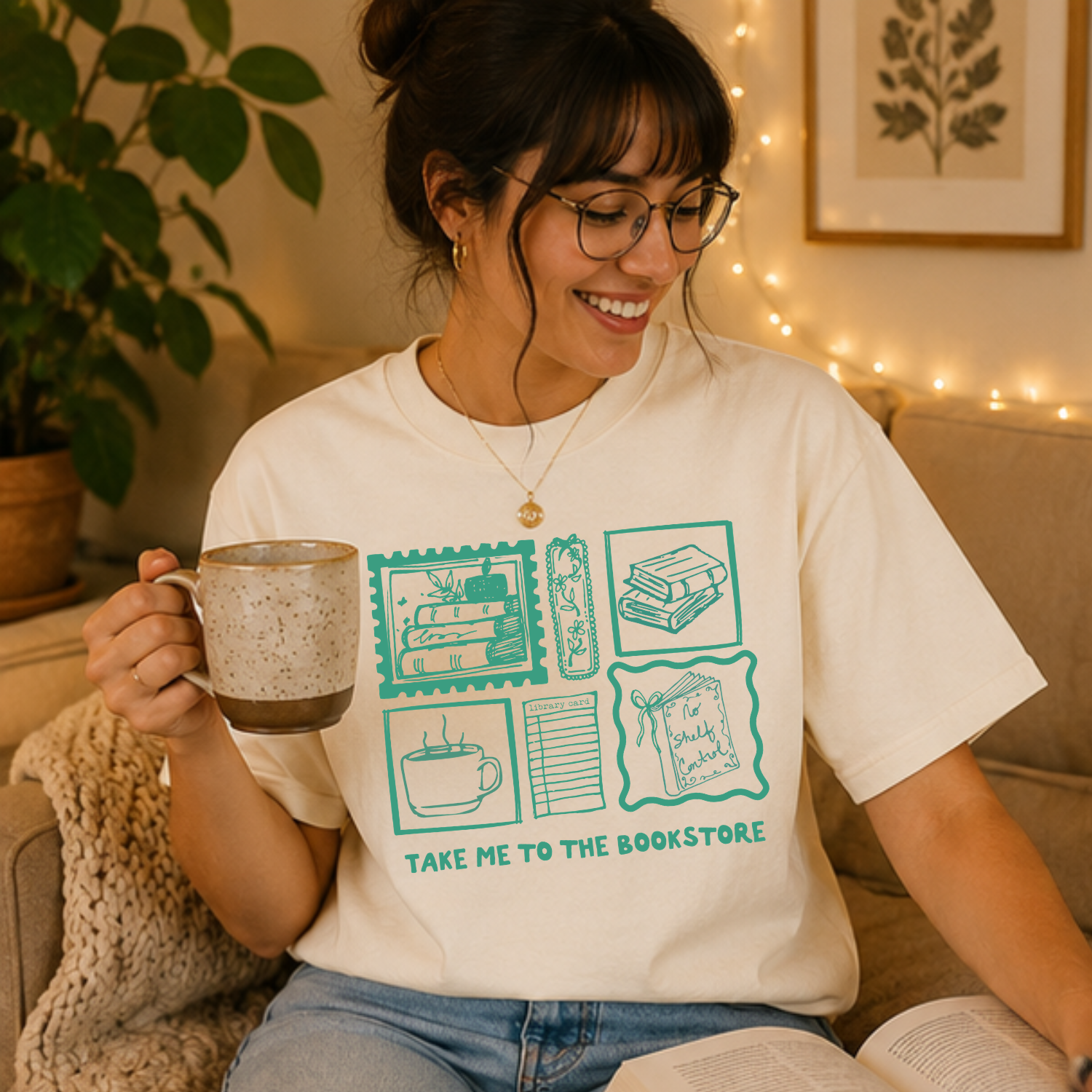 Take Me To The Bookstore Men's / Unisex Tee