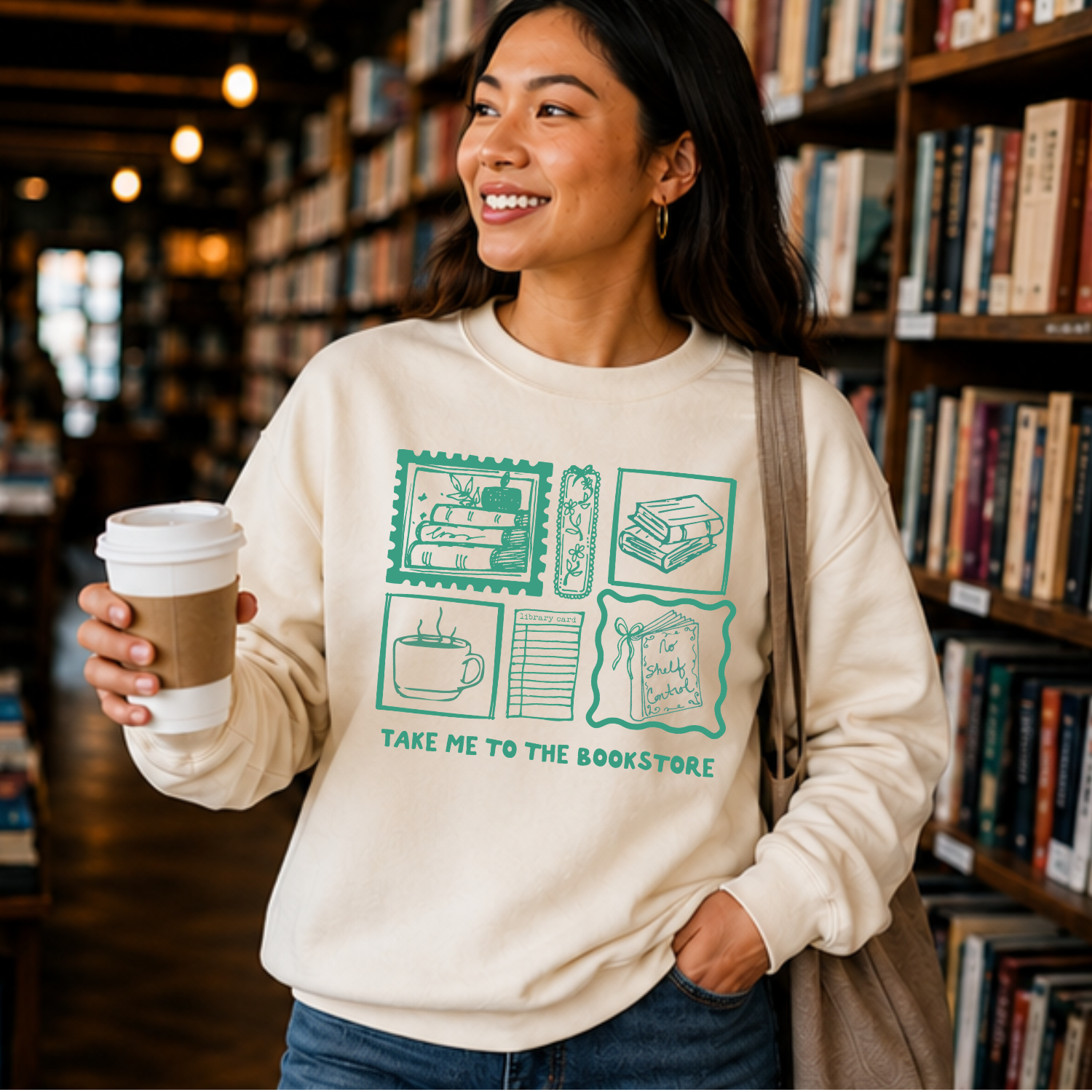 Take Me To The Bookstore - Adult Sweatshirt
