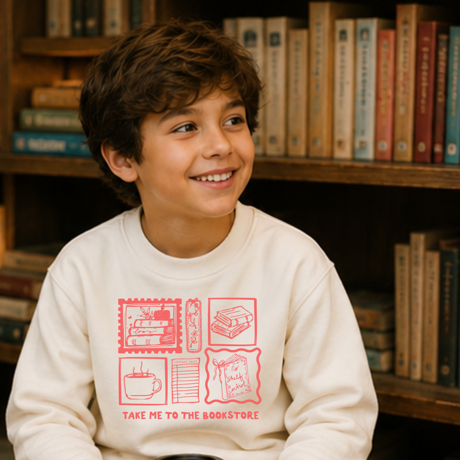 Take Me To The Bookstore - Kid's Sweatshirt