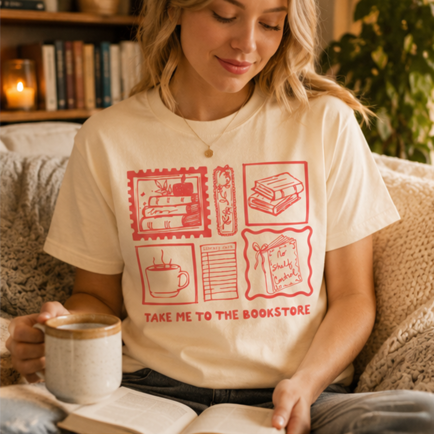 Take Me To The Bookstore Men's / Unisex Tee