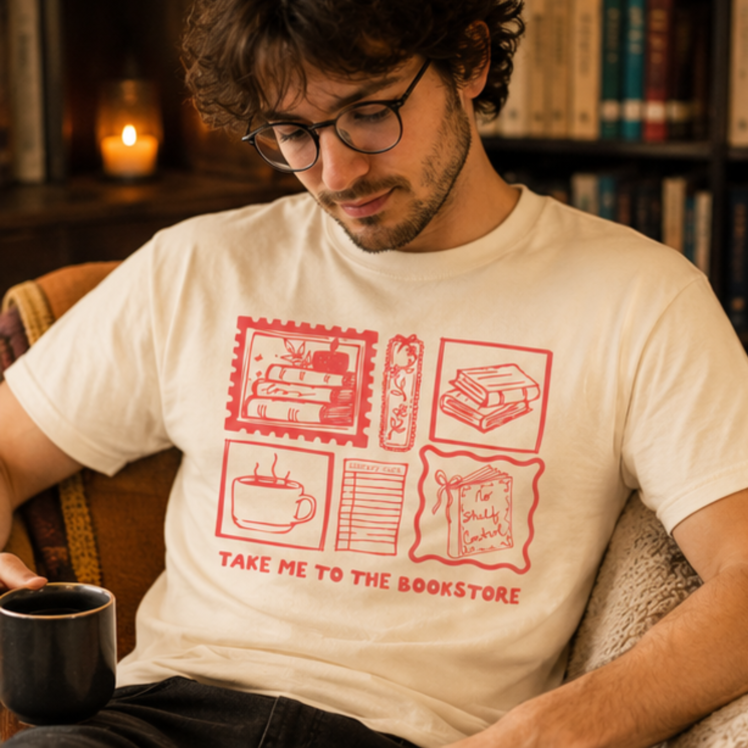 Take Me To The Bookstore Men's / Unisex Tee