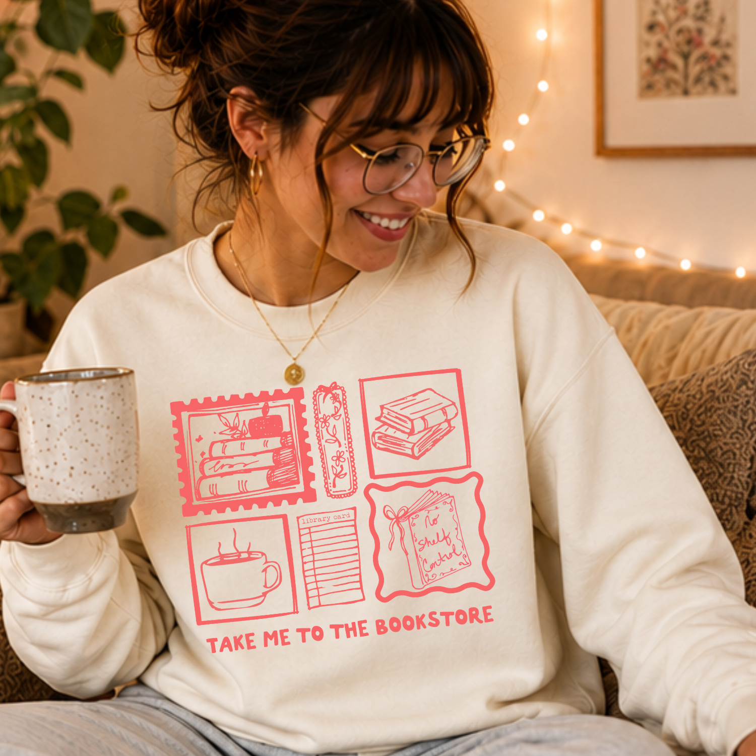 Take Me To The Bookstore - Adult Sweatshirt
