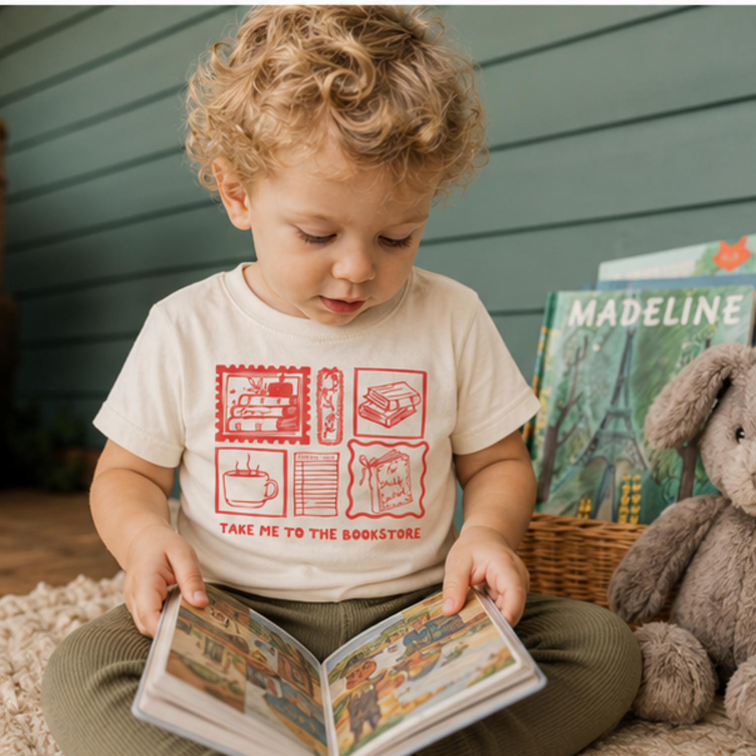 Take Me To The Bookstore Toddler Tee