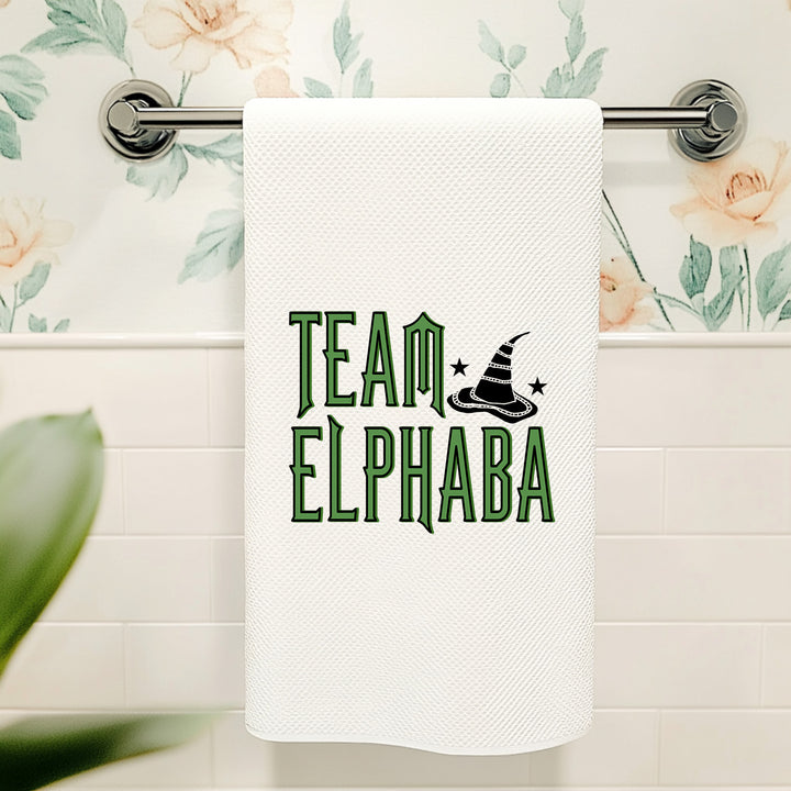 Full Color Wicked Inspired Kitchen Towel - Team Elphaba