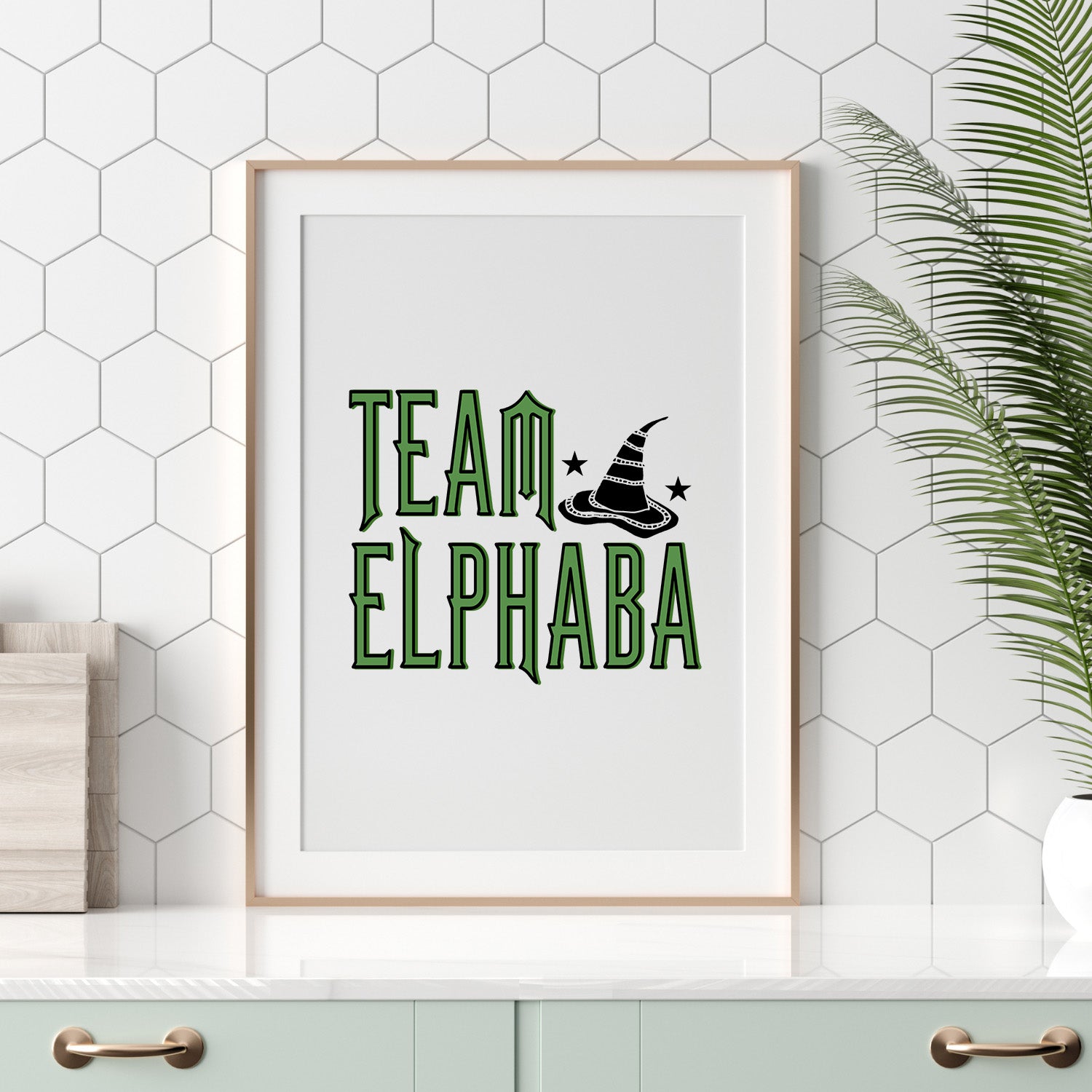 Team Elphaba - Wicked Inspired Art Print
