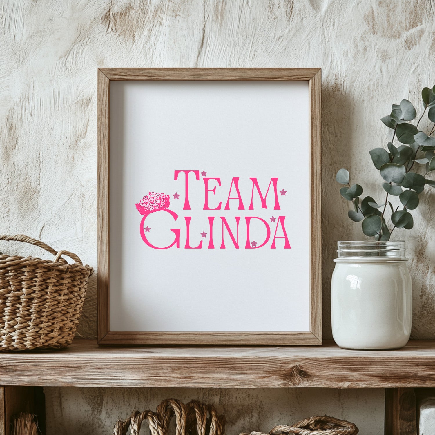 Team Glinda - Wicked Inspired Art Print