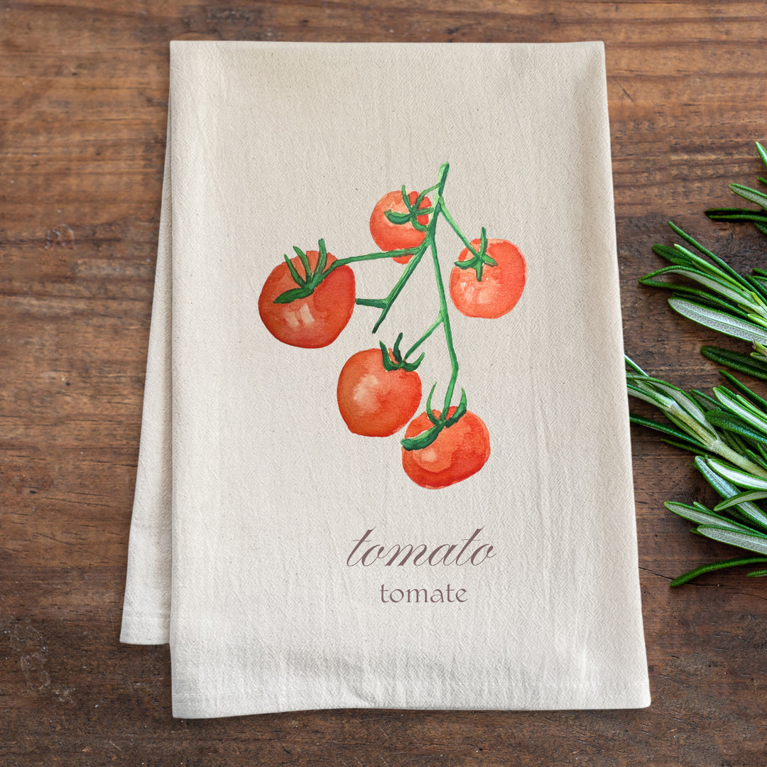 Tomato - Watercolor Kitchen Towel