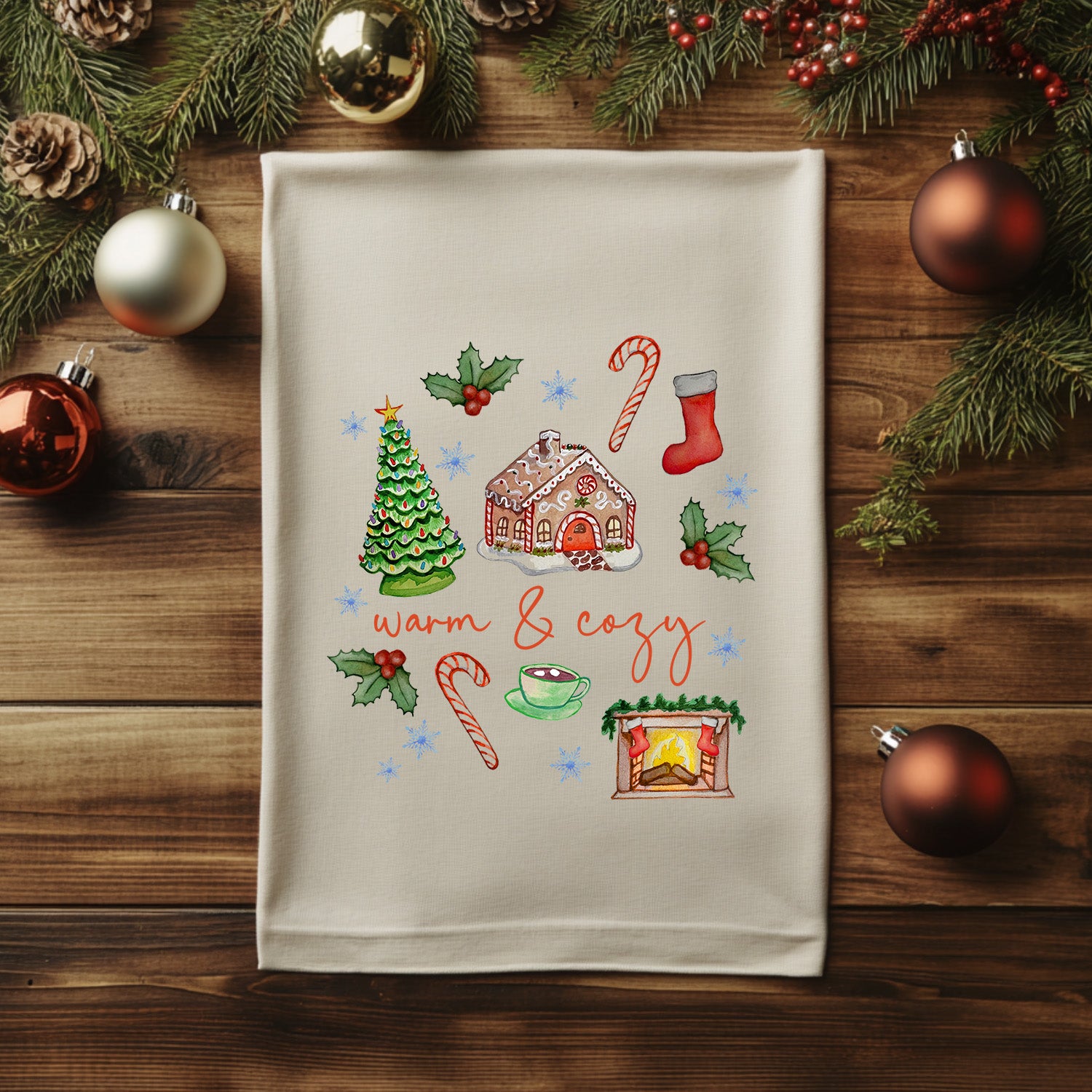 Warm + Cozy - Christmas Kitchen Towel