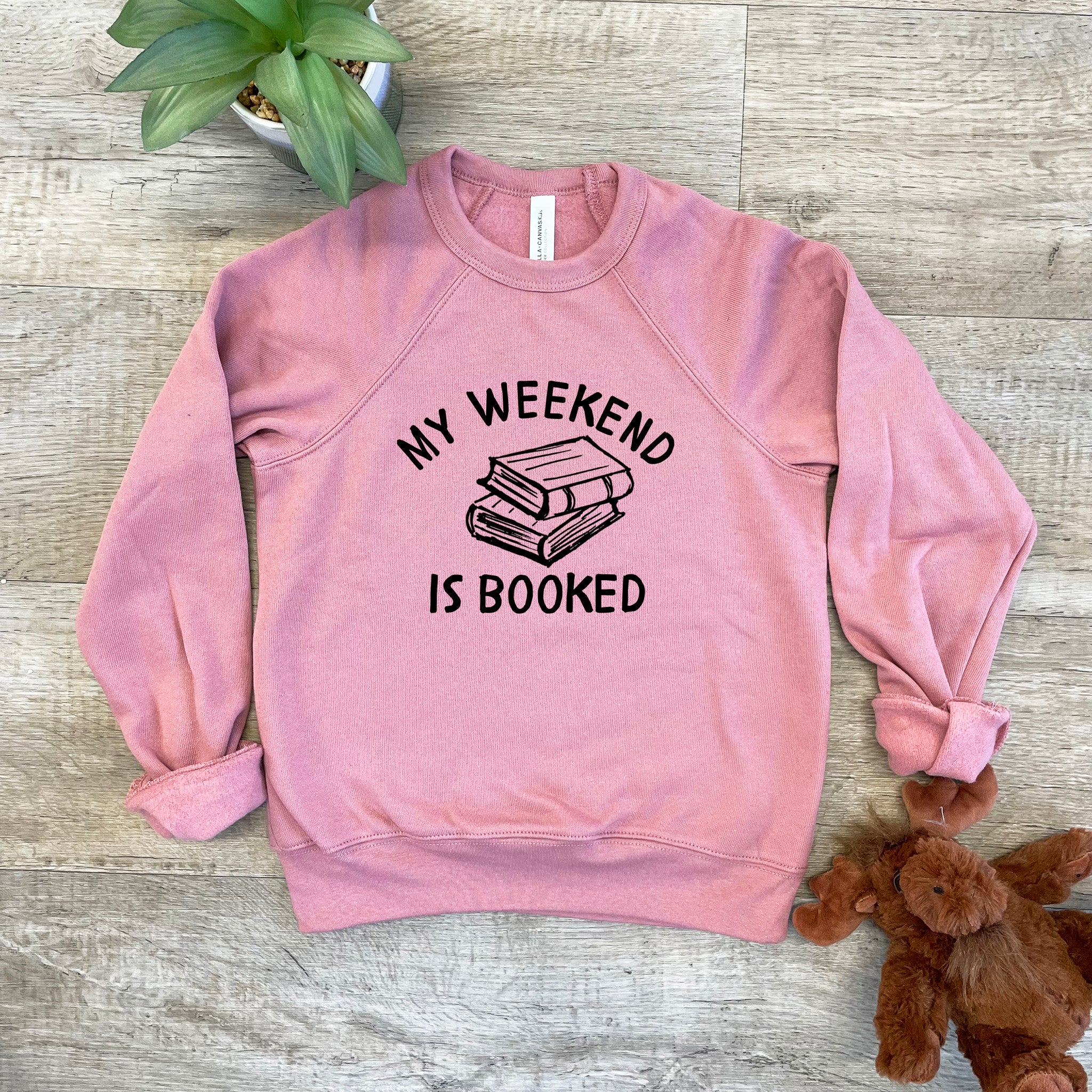 My Weekend Is Booked - Kid's Sweatshirt