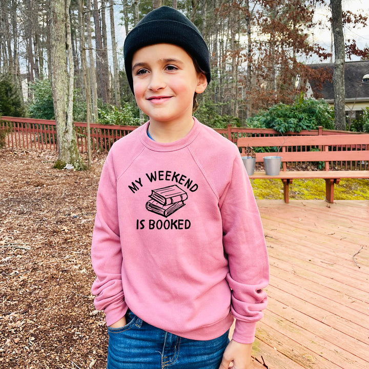 My Weekend Is Booked - Kid's Sweatshirt