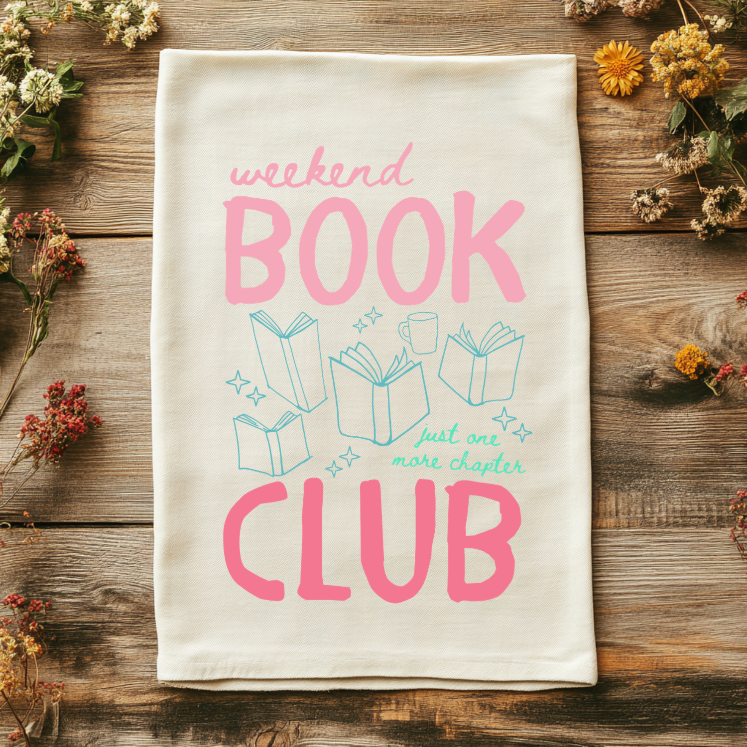 Weekend Book Club Kitchen Towel