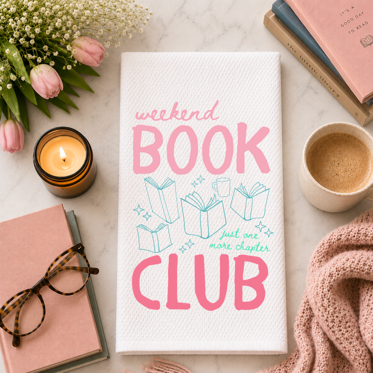 Weekend Book Club Kitchen Towel