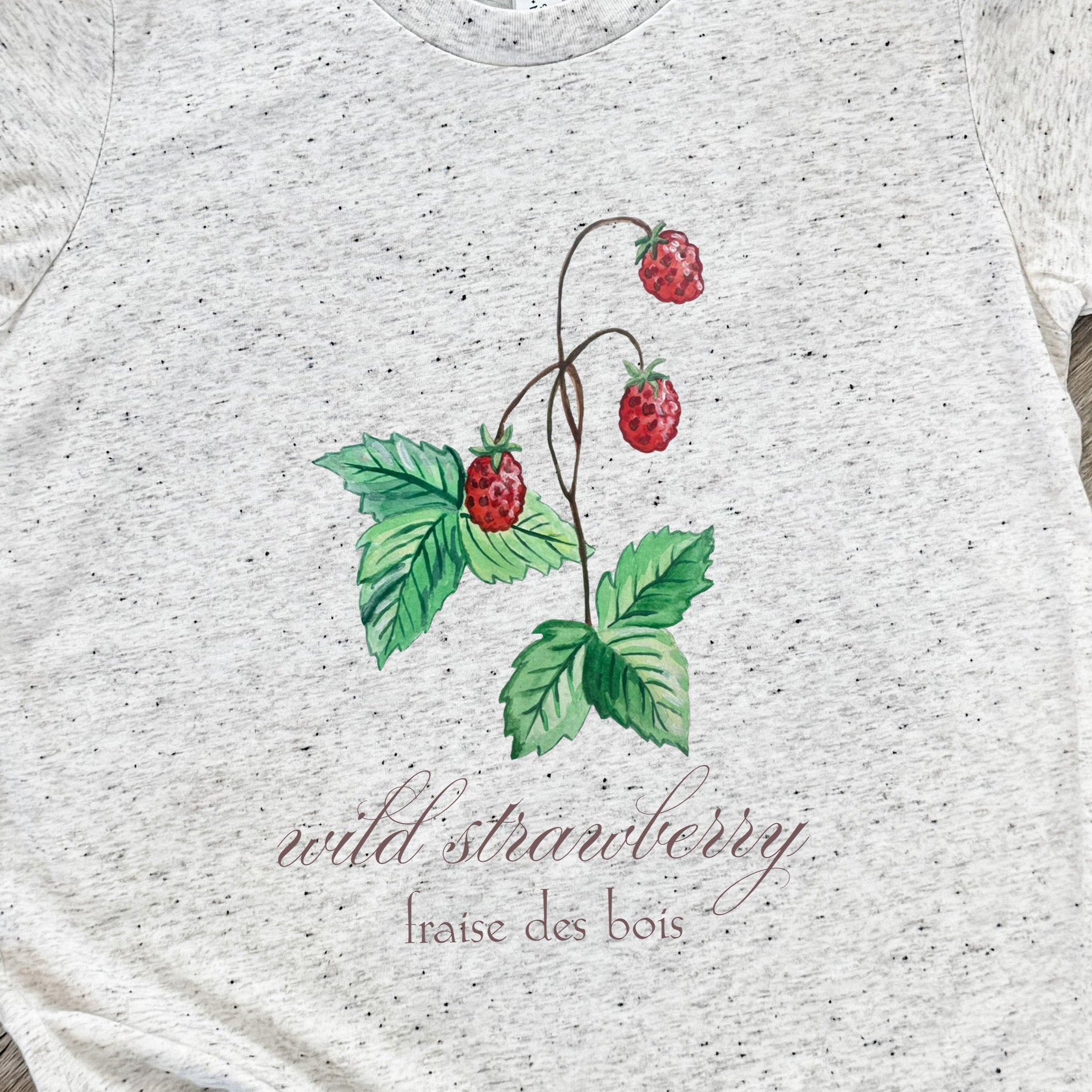 Wild Strawberry - Kid's Tee - Oatmeal