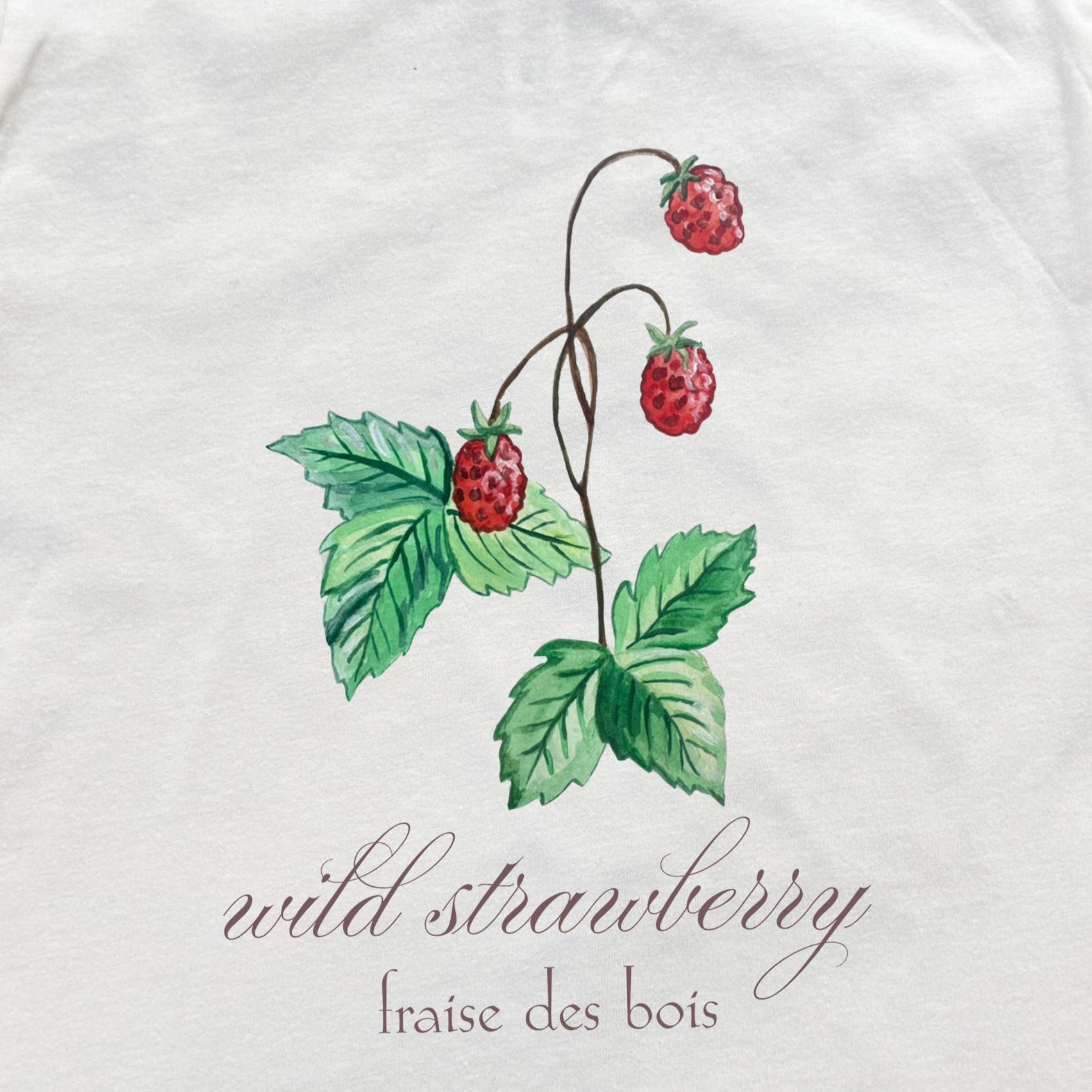 Wild Strawberry - Toddler Tee - Oatmeal